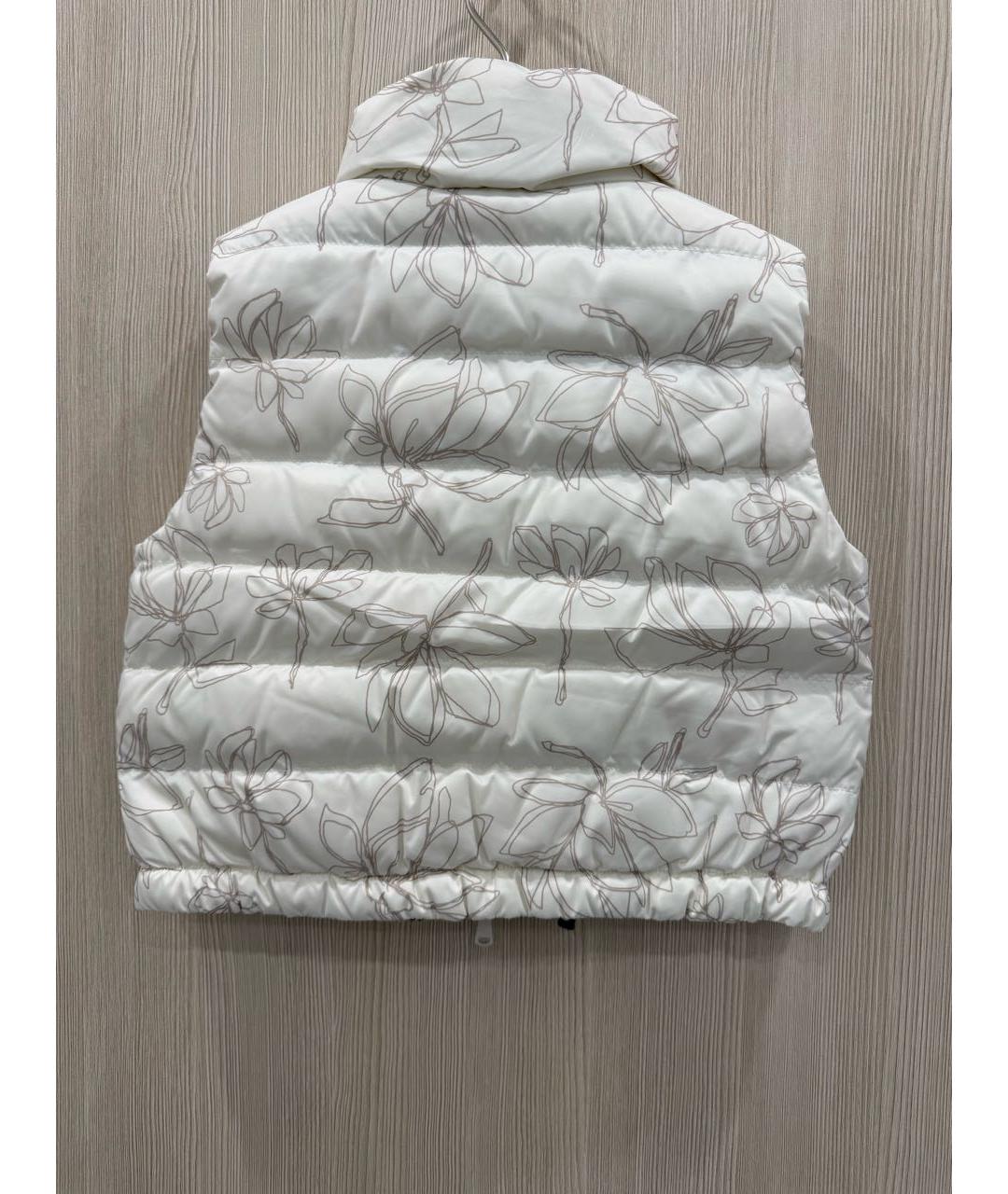 BRUNELLO CUCINELLI Белый полиэстеровый жакет / жилет, фото 2