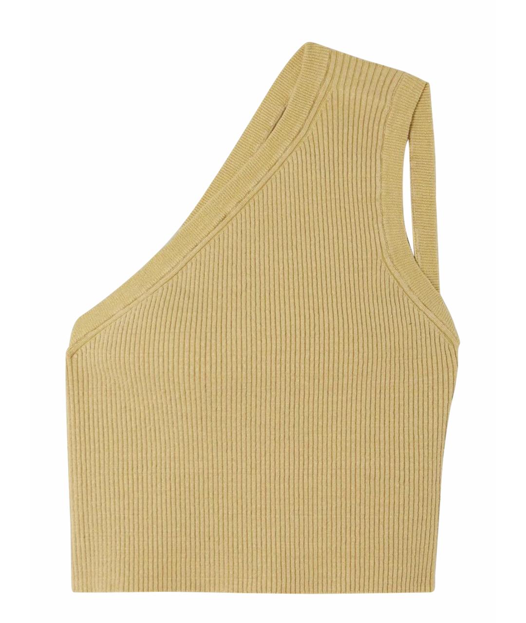 JACQUEMUS Бежевая майка, фото 5