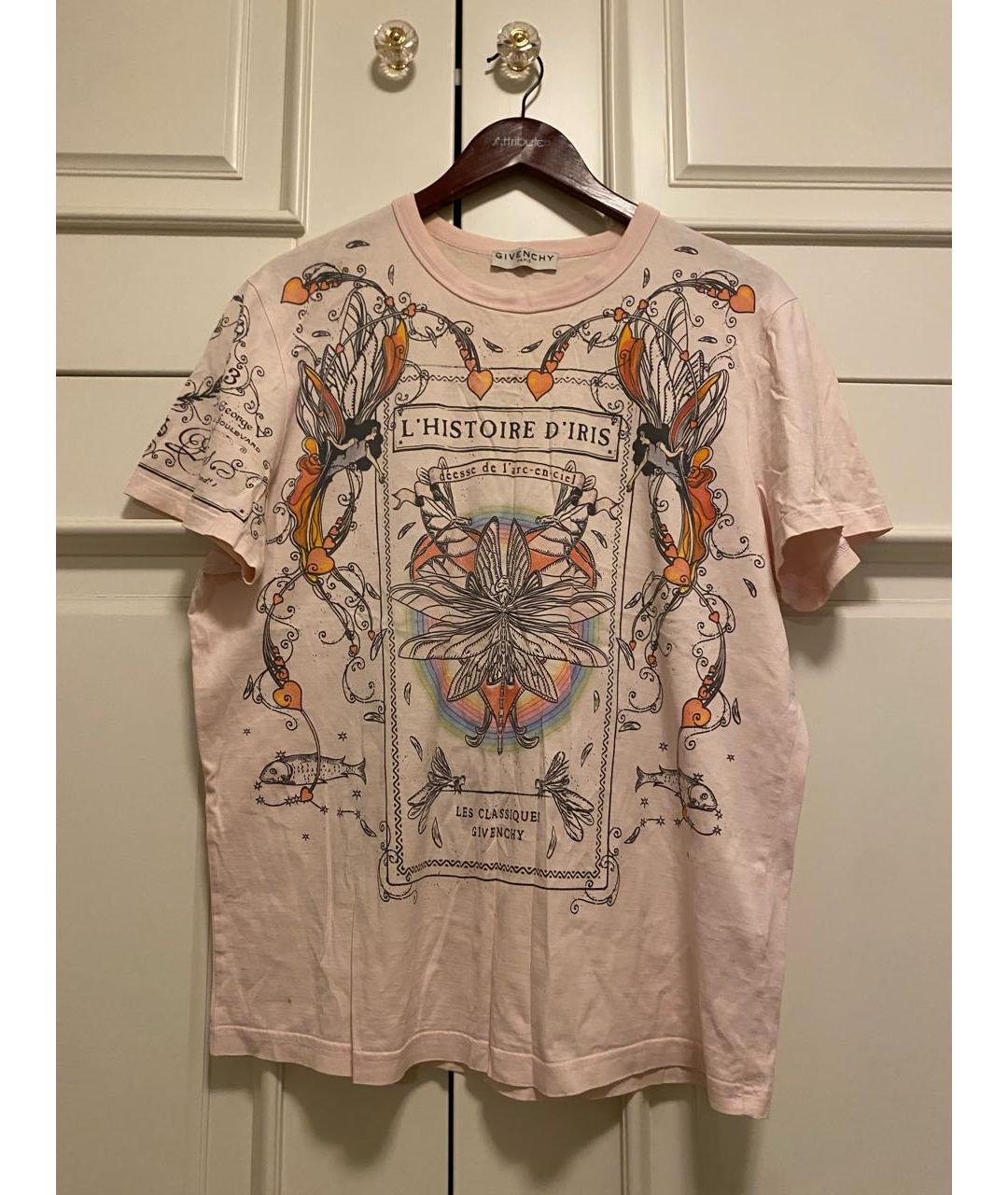 GIVENCHY Розовая футболка, фото 3