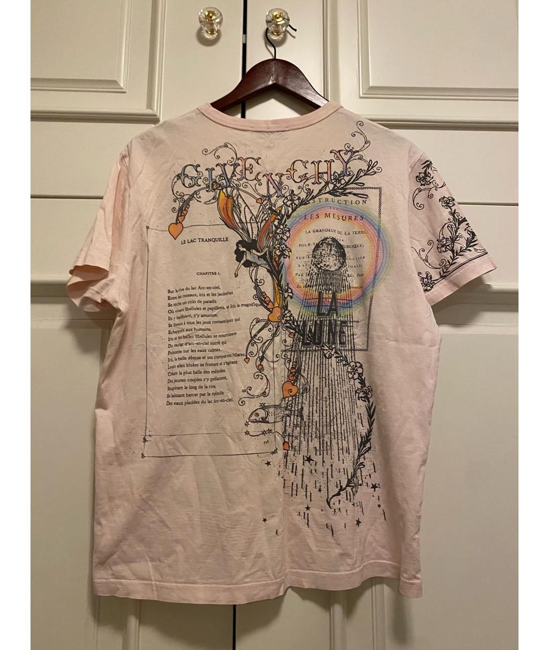 GIVENCHY Розовая футболка, фото 2