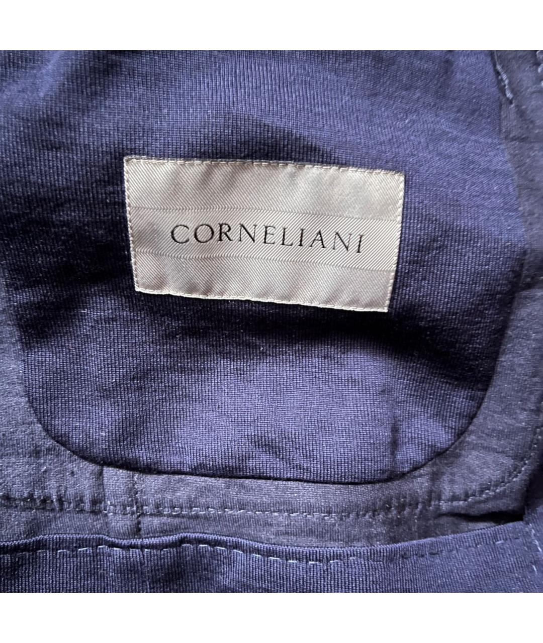 CORNELIANI Синий шерстяной пиджак, фото 2