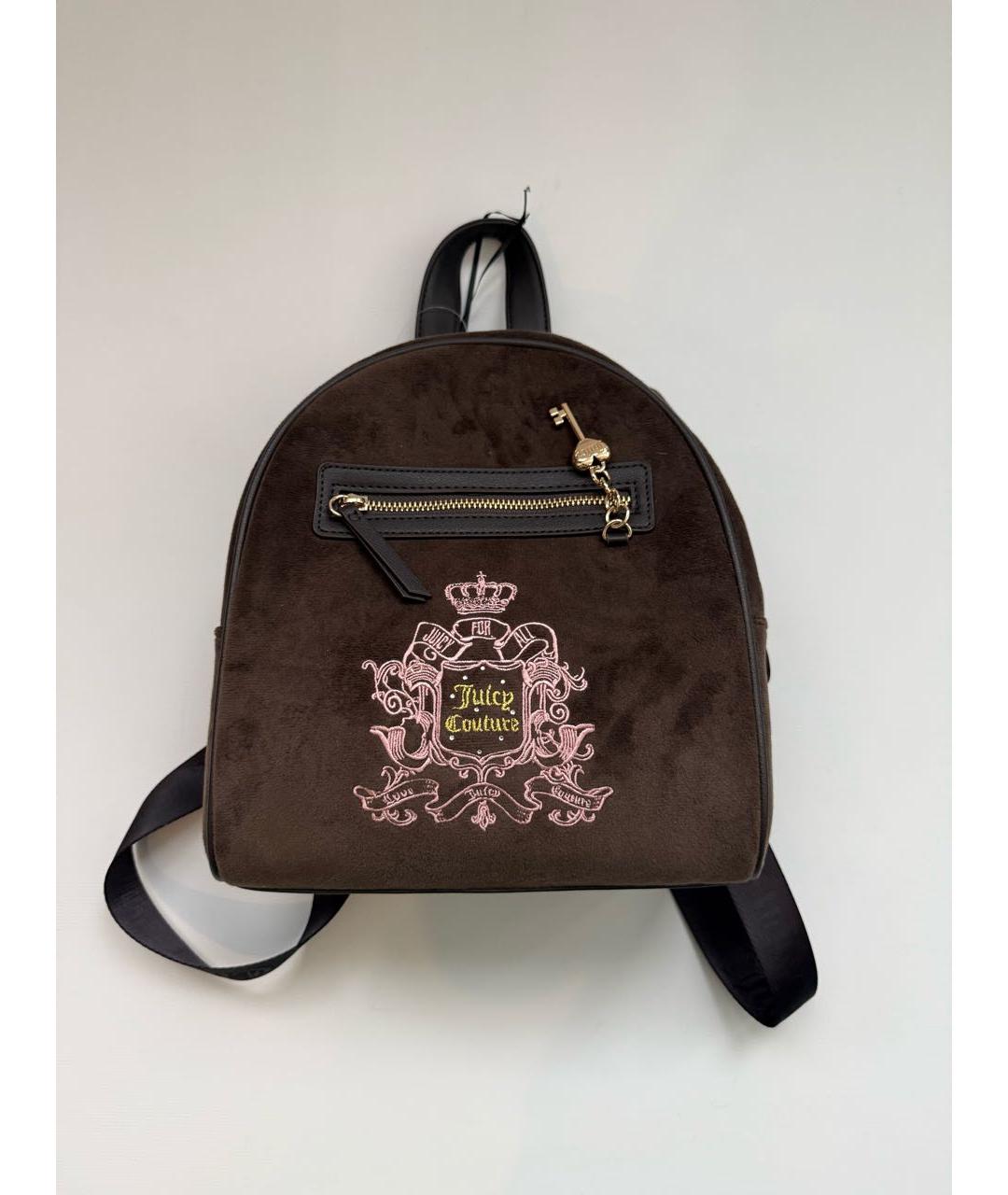 JUICY COUTURE Коричневый рюкзак, фото 6