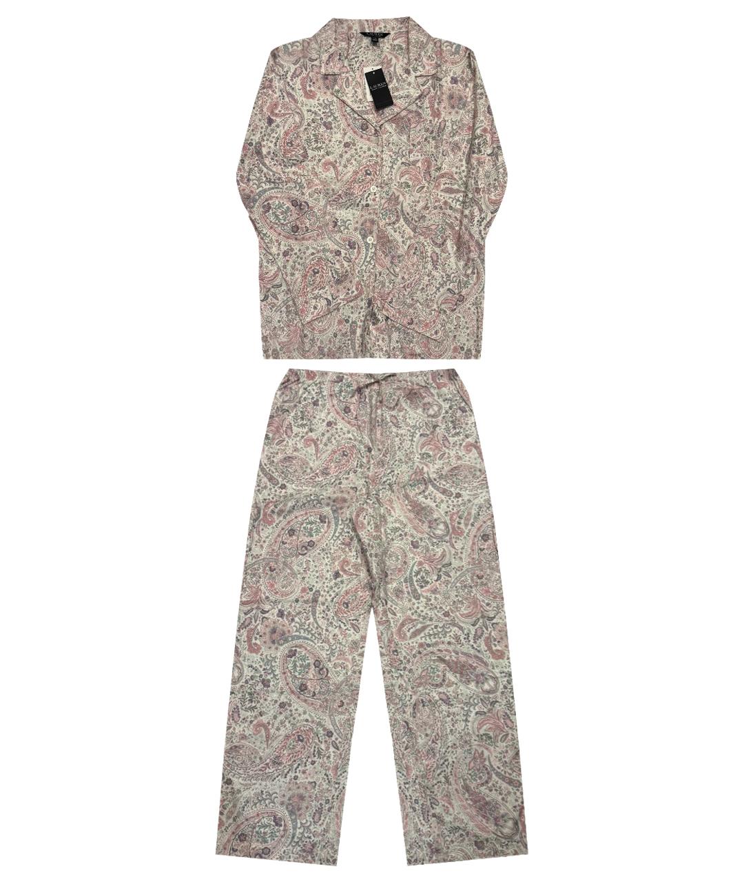 RALPH LAUREN Бежевая хлопковая пижама, фото 1