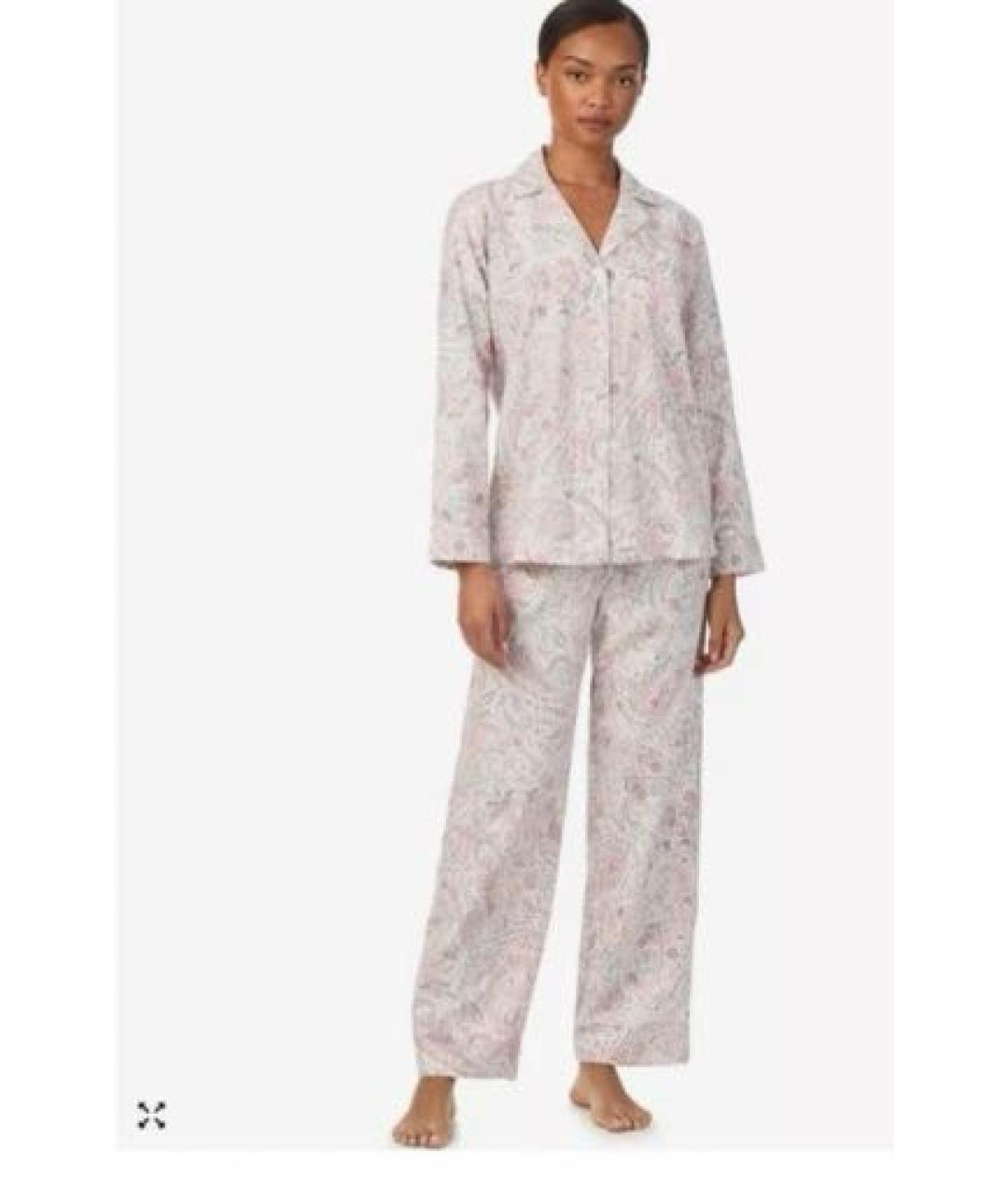 RALPH LAUREN Бежевая хлопковая пижама, фото 7