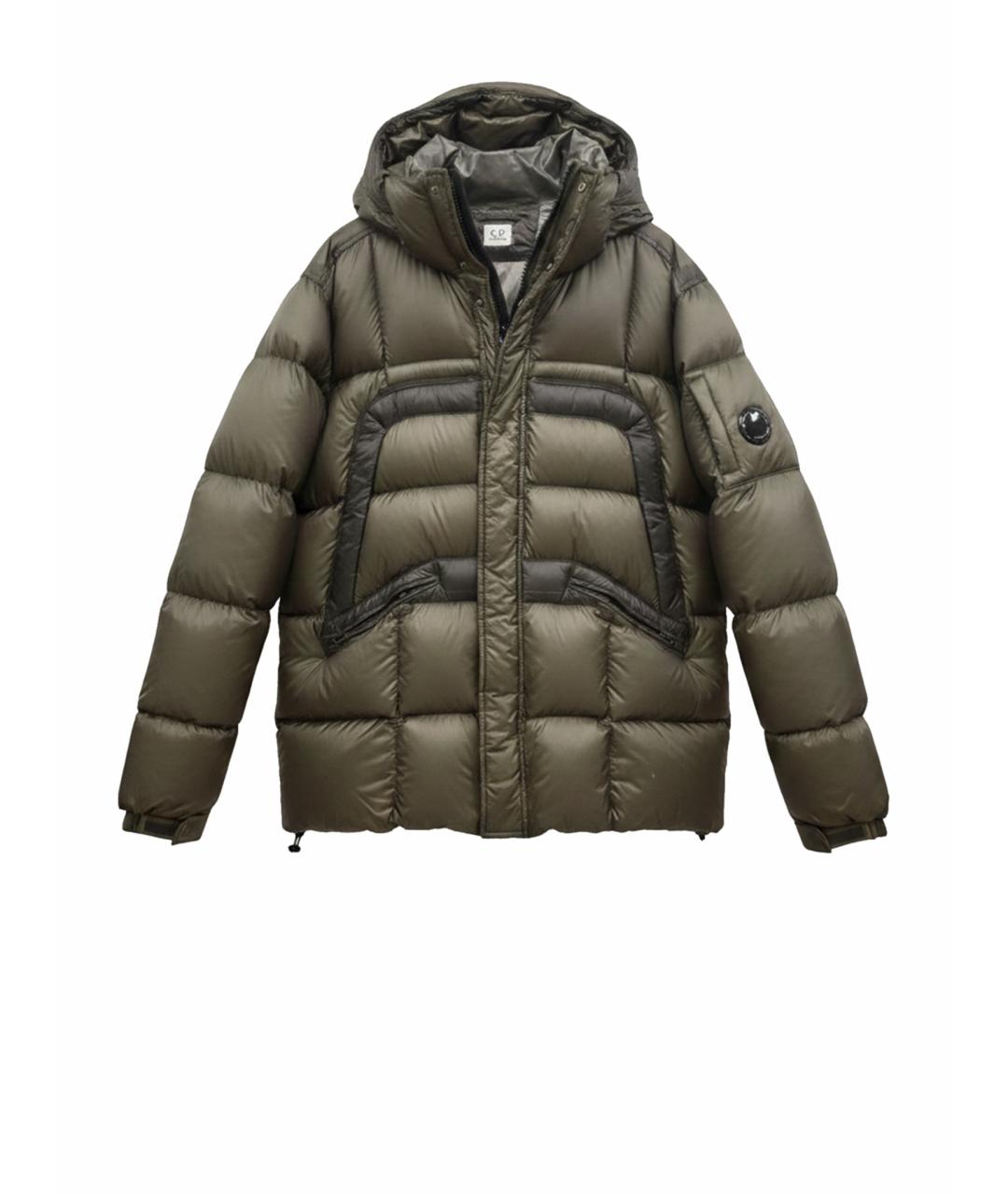 CP COMPANY Антрацитовый полиэстеровый пуховик, фото 1