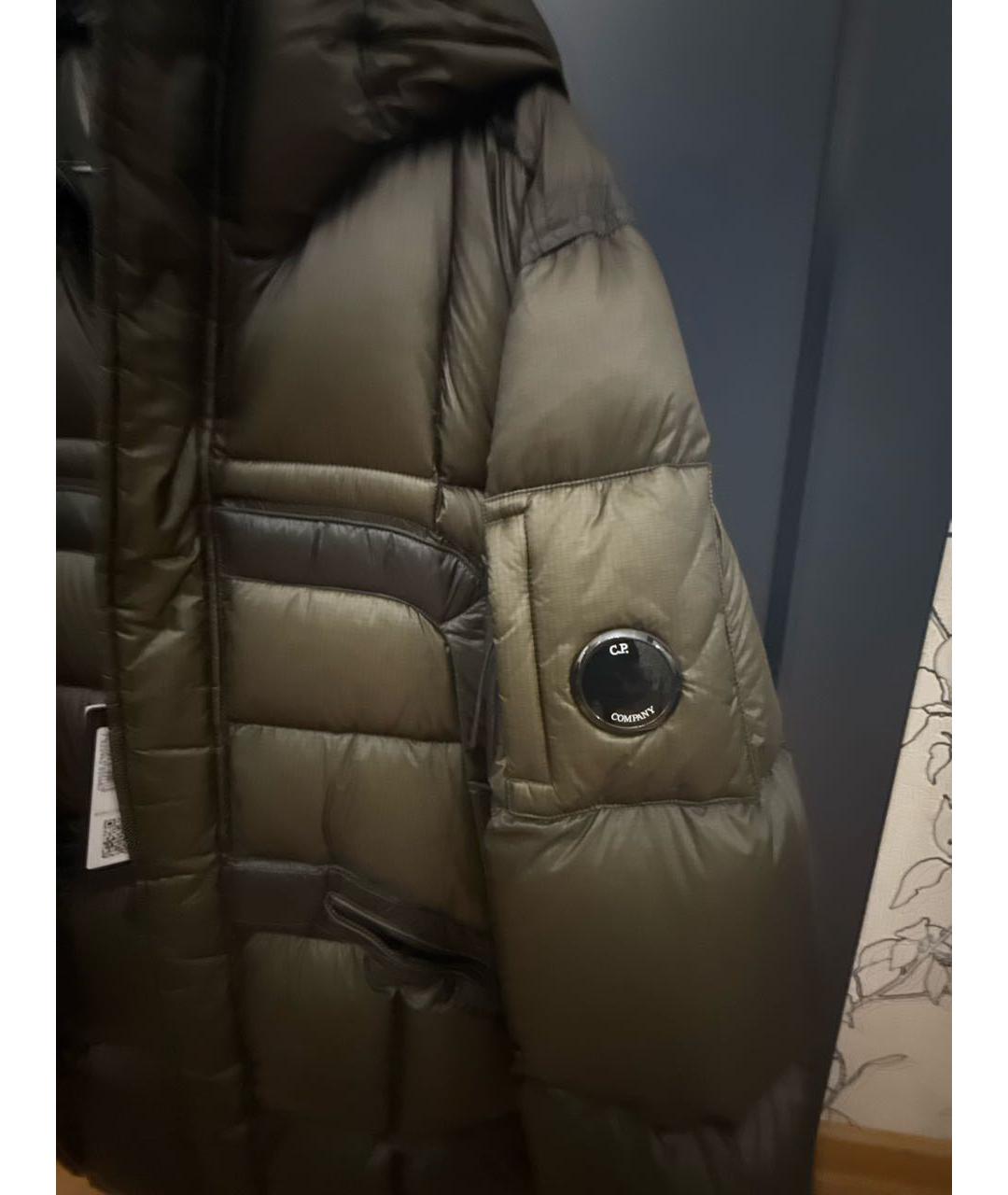 CP COMPANY Антрацитовый полиэстеровый пуховик, фото 4