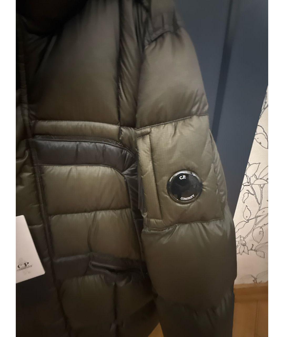 CP COMPANY Антрацитовый полиэстеровый пуховик, фото 3