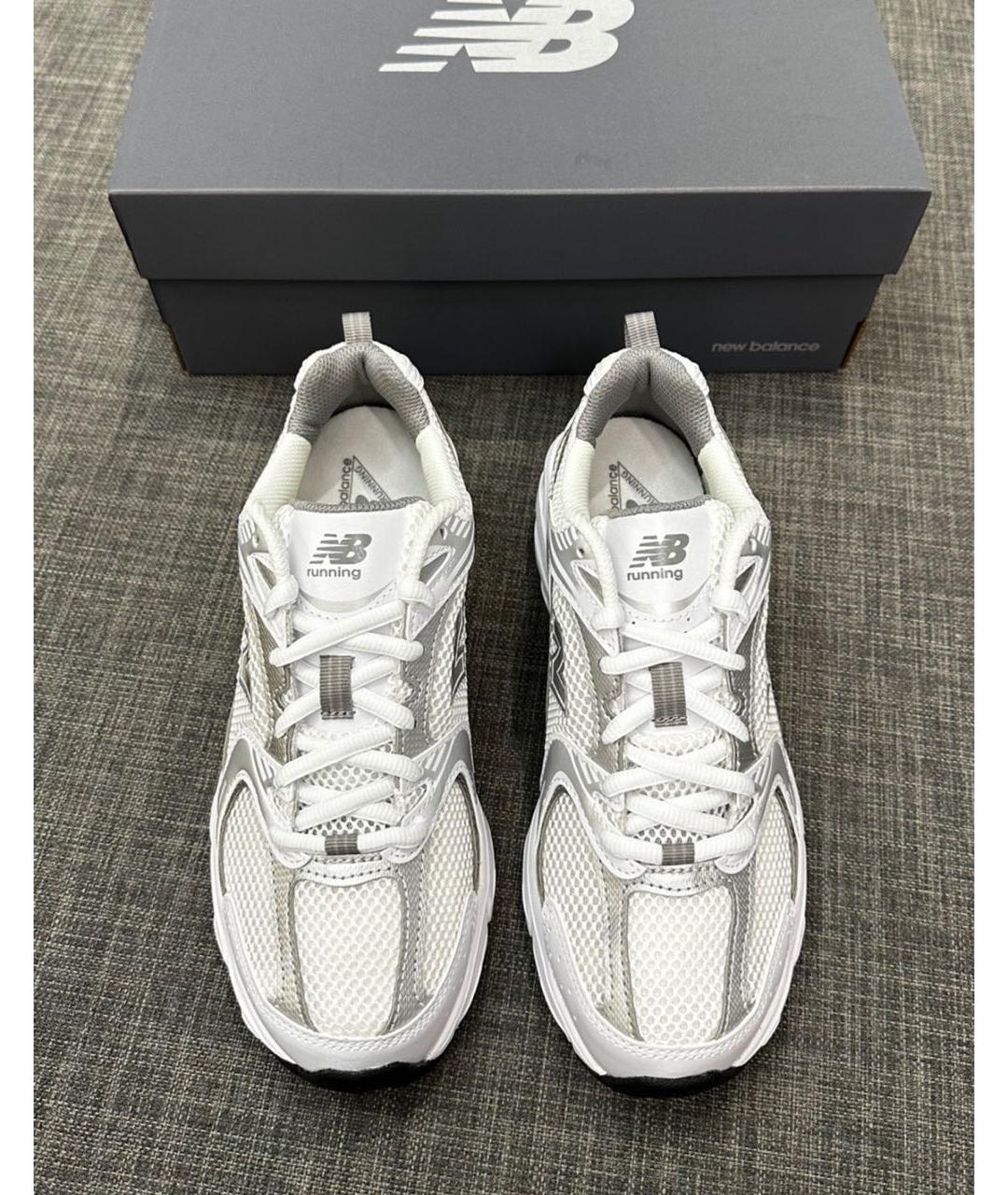 NEW BALANCE Серые текстильные кроссовки, фото 6