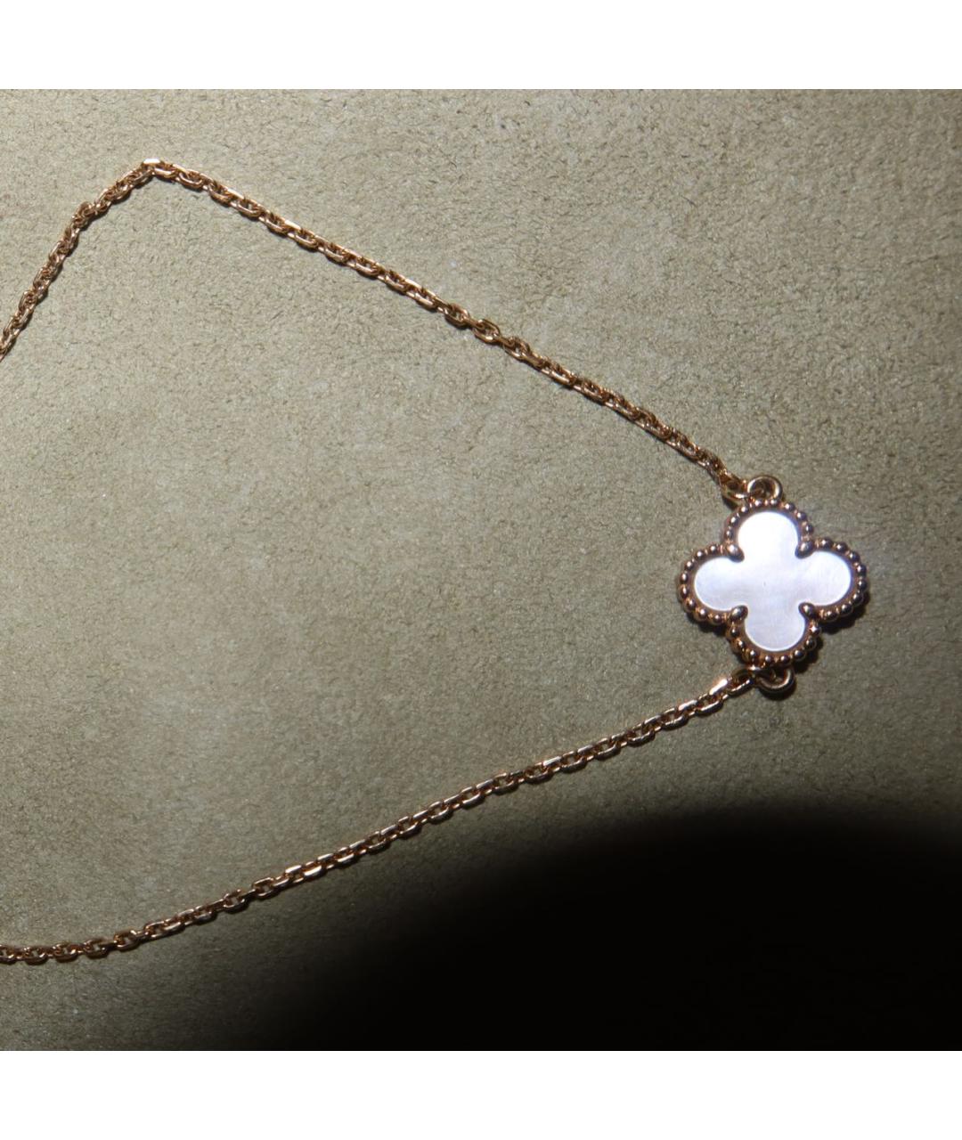 VAN CLEEF & ARPELS Белый браслет из желтого золота, фото 3