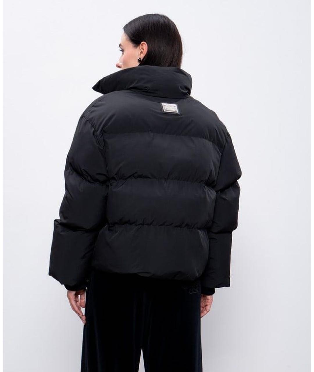 DOLCE&GABBANA Черный пуховик, фото 3