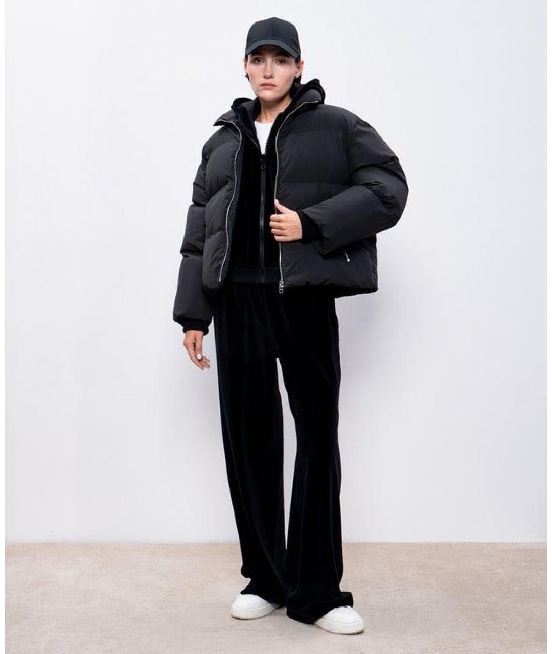 DOLCE&GABBANA Черный пуховик, фото 2