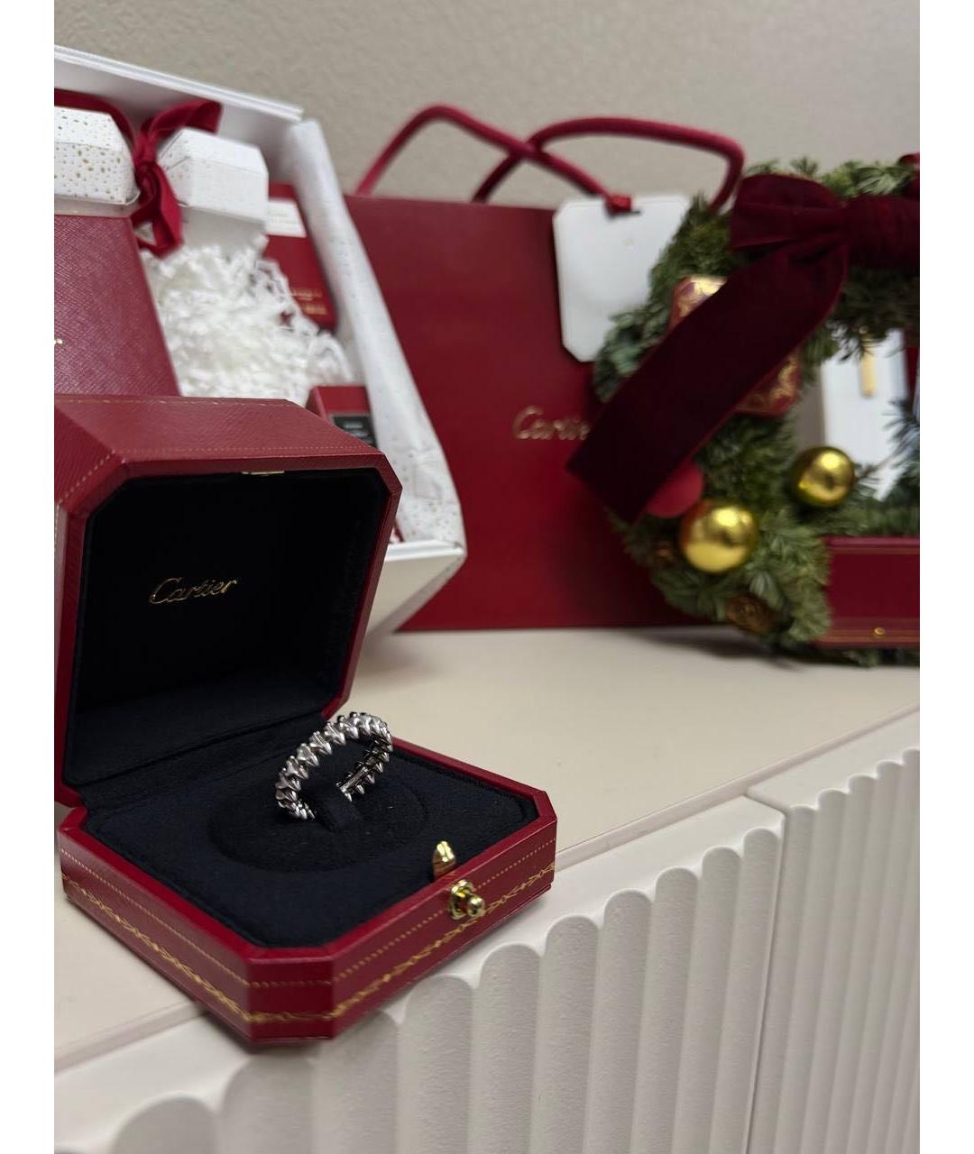 CARTIER Серебряное кольцо из белого золота, фото 2