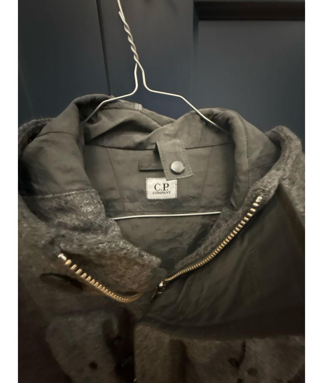 CP COMPANY Антрацитовое шерстяное пальто, фото 2