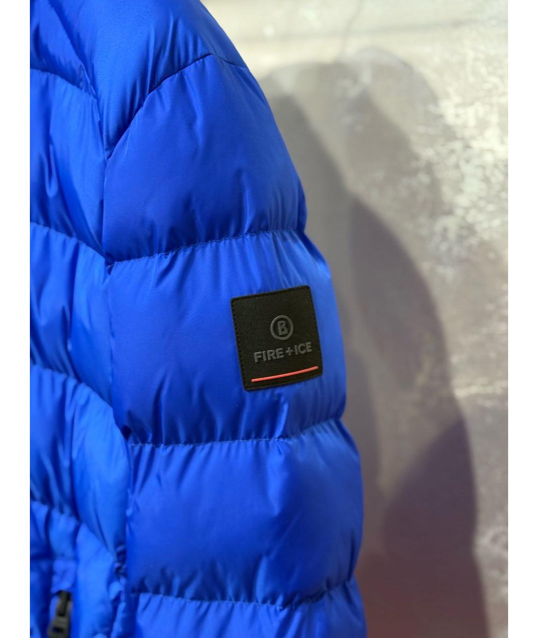 BOGNER Синяя полиамидовая куртка, фото 4