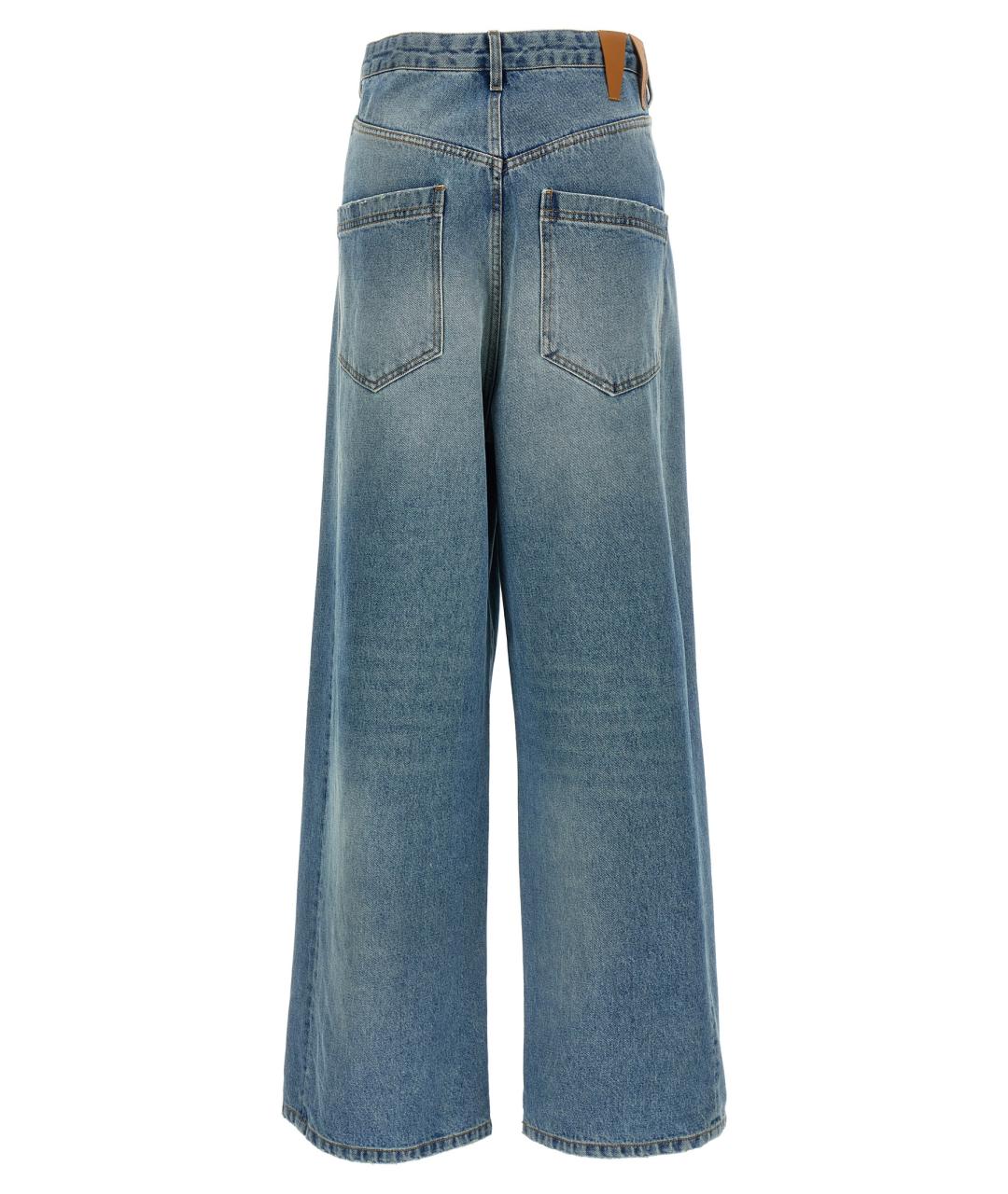 DARKPARK Голубые хлопковые прямые джинсы, фото 2