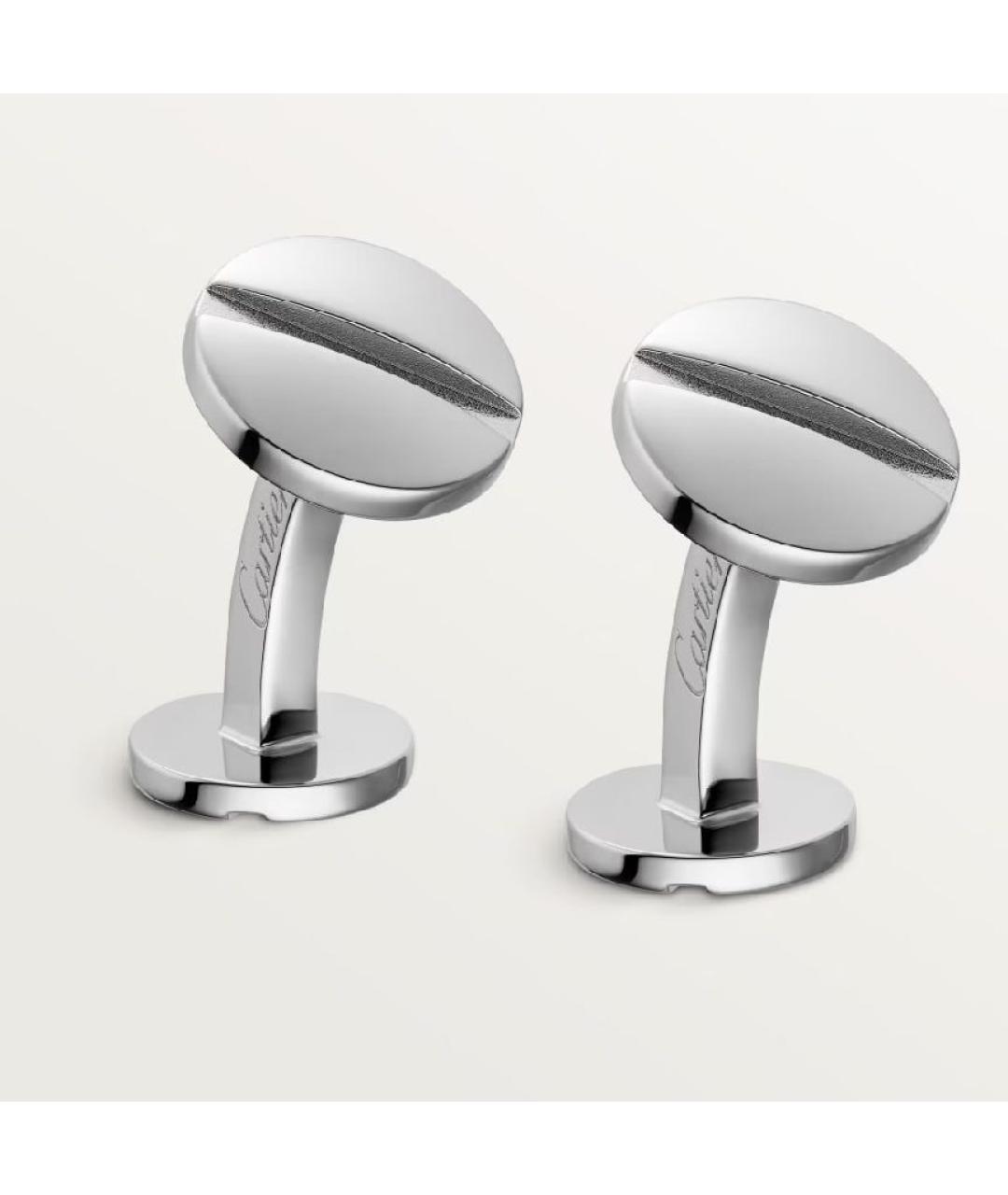 CARTIER Серебряные серебряные запонки, фото 5