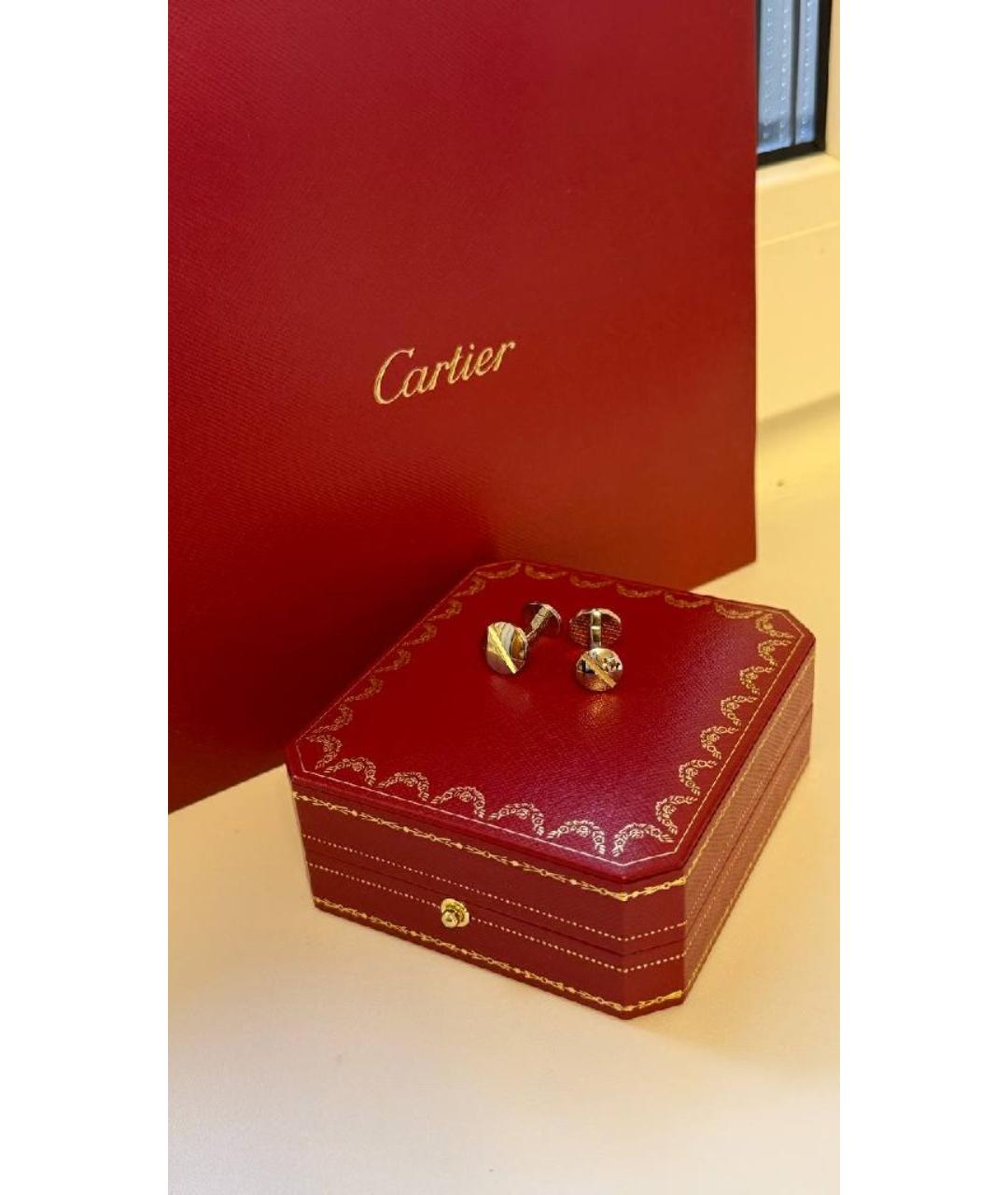CARTIER Серебряные серебряные запонки, фото 2