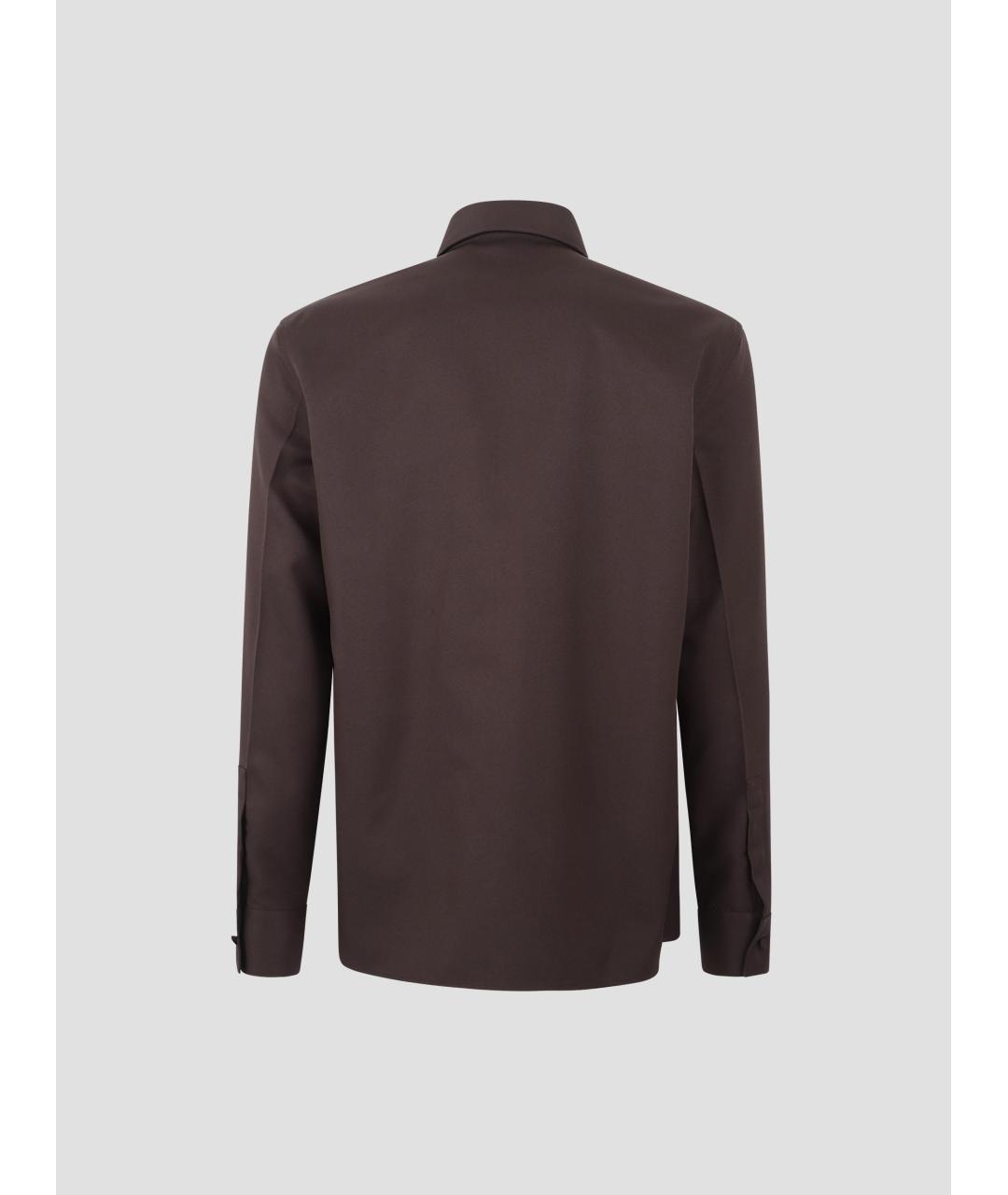 GUCCI Коричневая кэжуал рубашка, фото 2