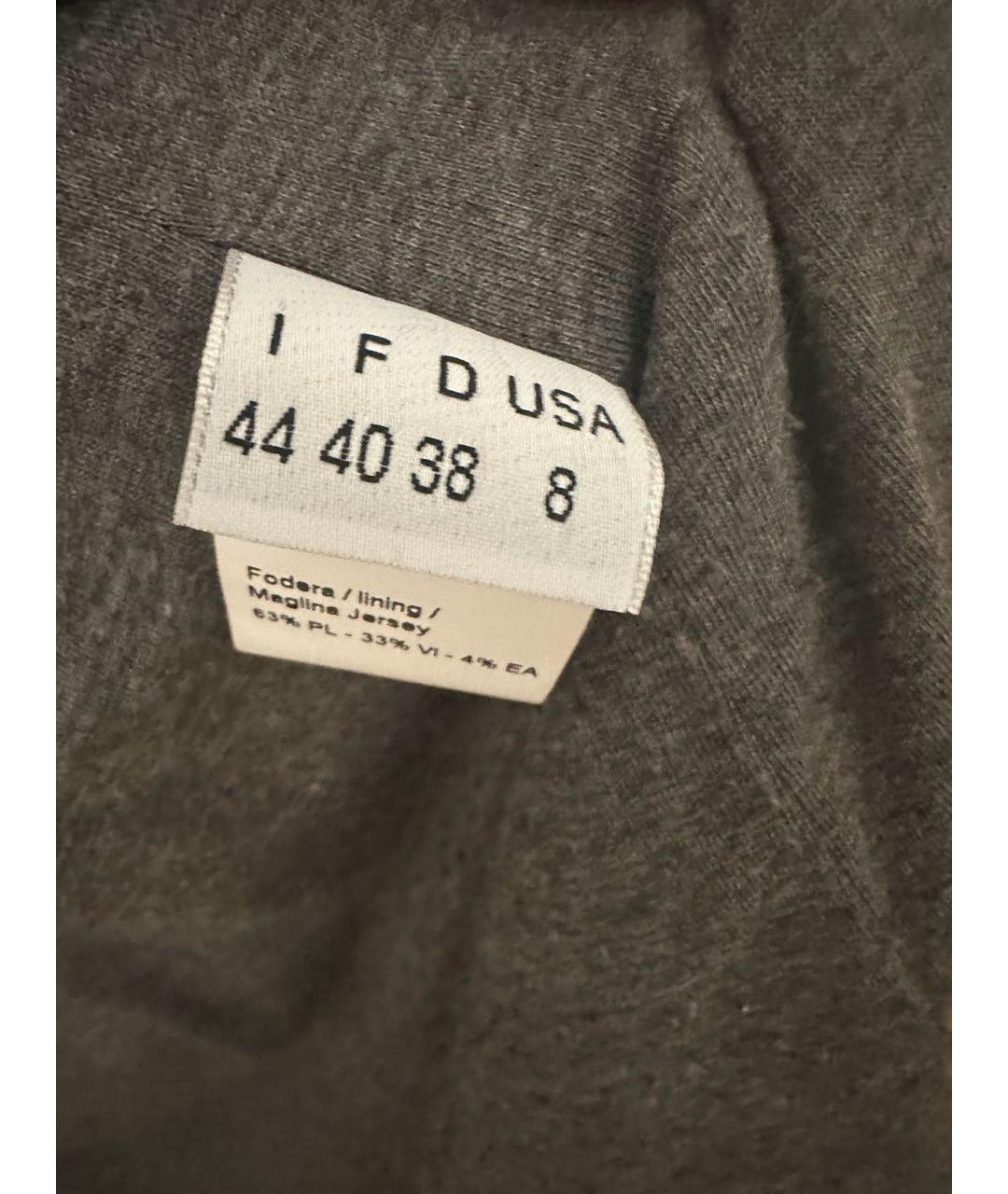 MANZONI 24 Черная меховая шуба, фото 3