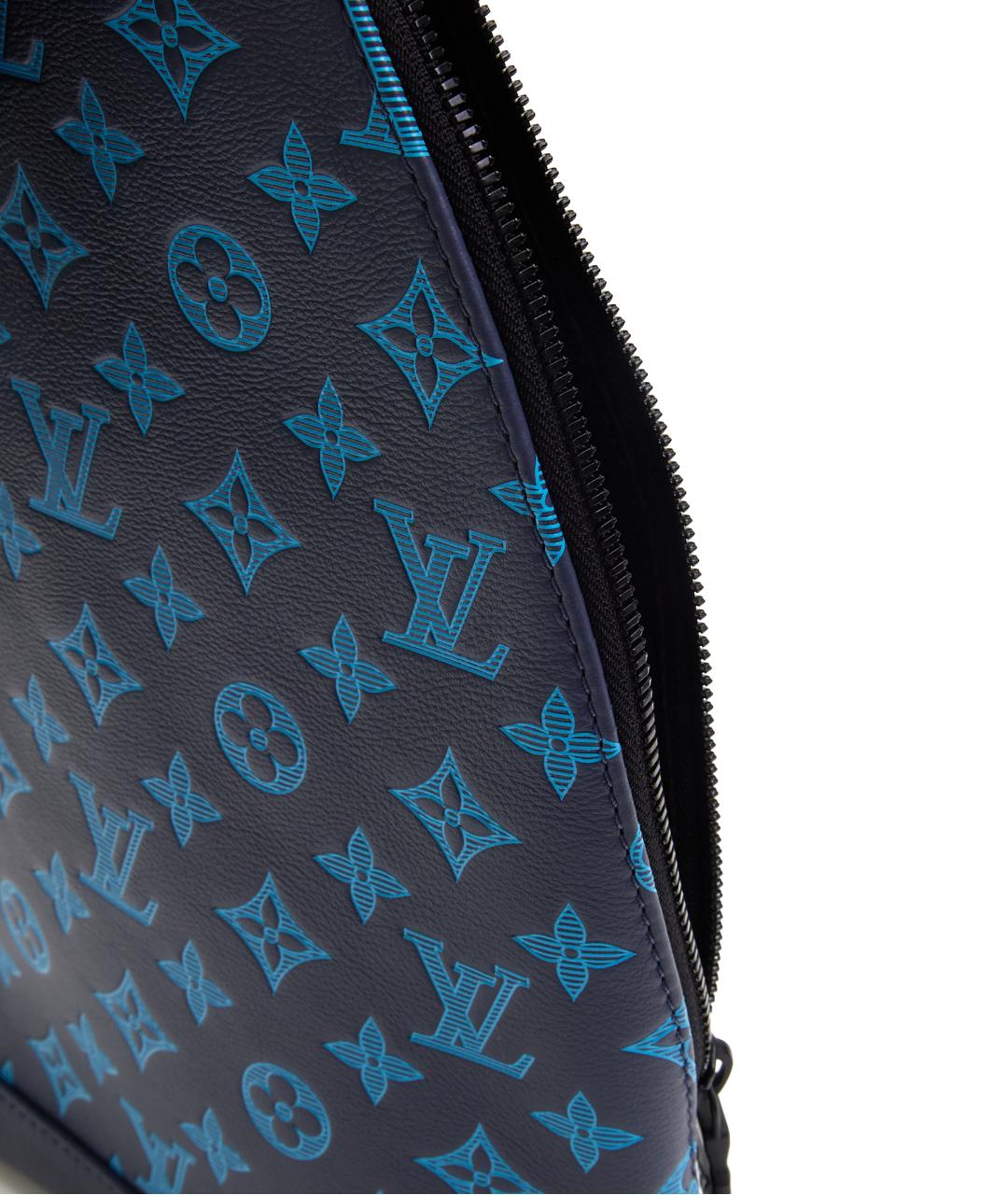 LOUIS VUITTON Синяя кожаная сумка на плечо, фото 4