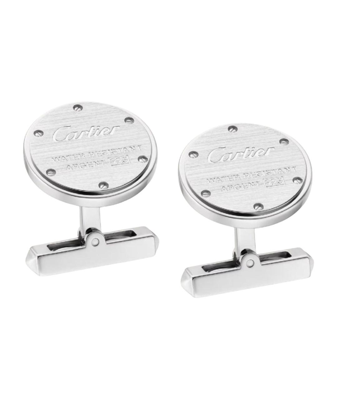 CARTIER Серебряные серебряные запонки, фото 1