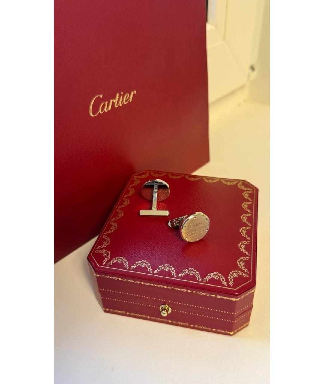 CARTIER Серебряные серебряные запонки, фото 3