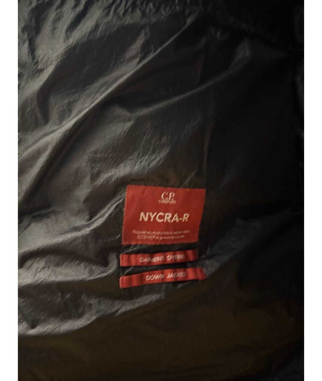 CP COMPANY Черный полиамидовый пуховик, фото 5