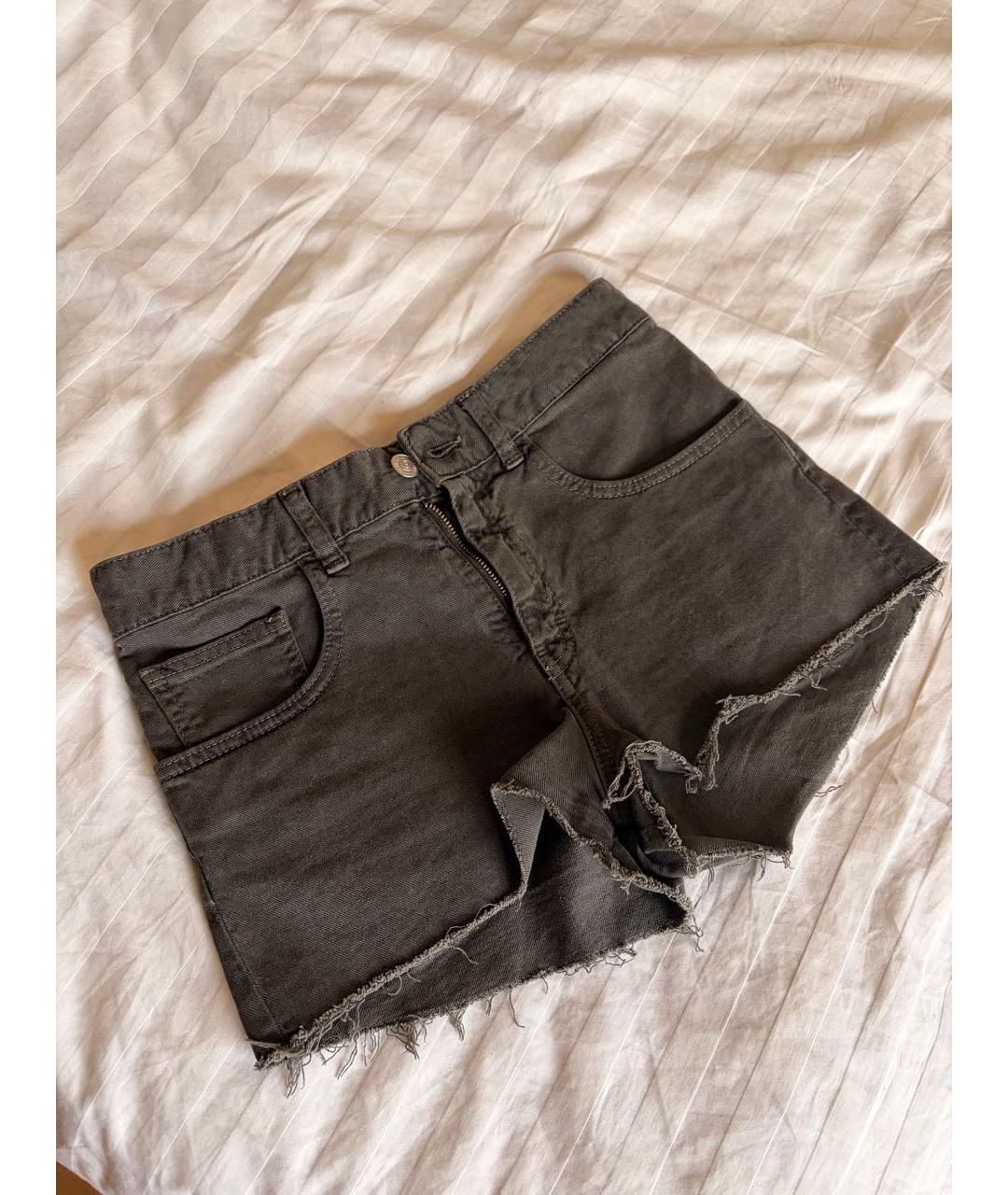 MM6 MAISON MARGIELA Черные деним шорты, фото 5