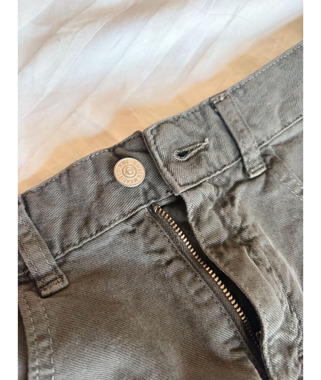 MM6 MAISON MARGIELA Черные деним шорты, фото 3