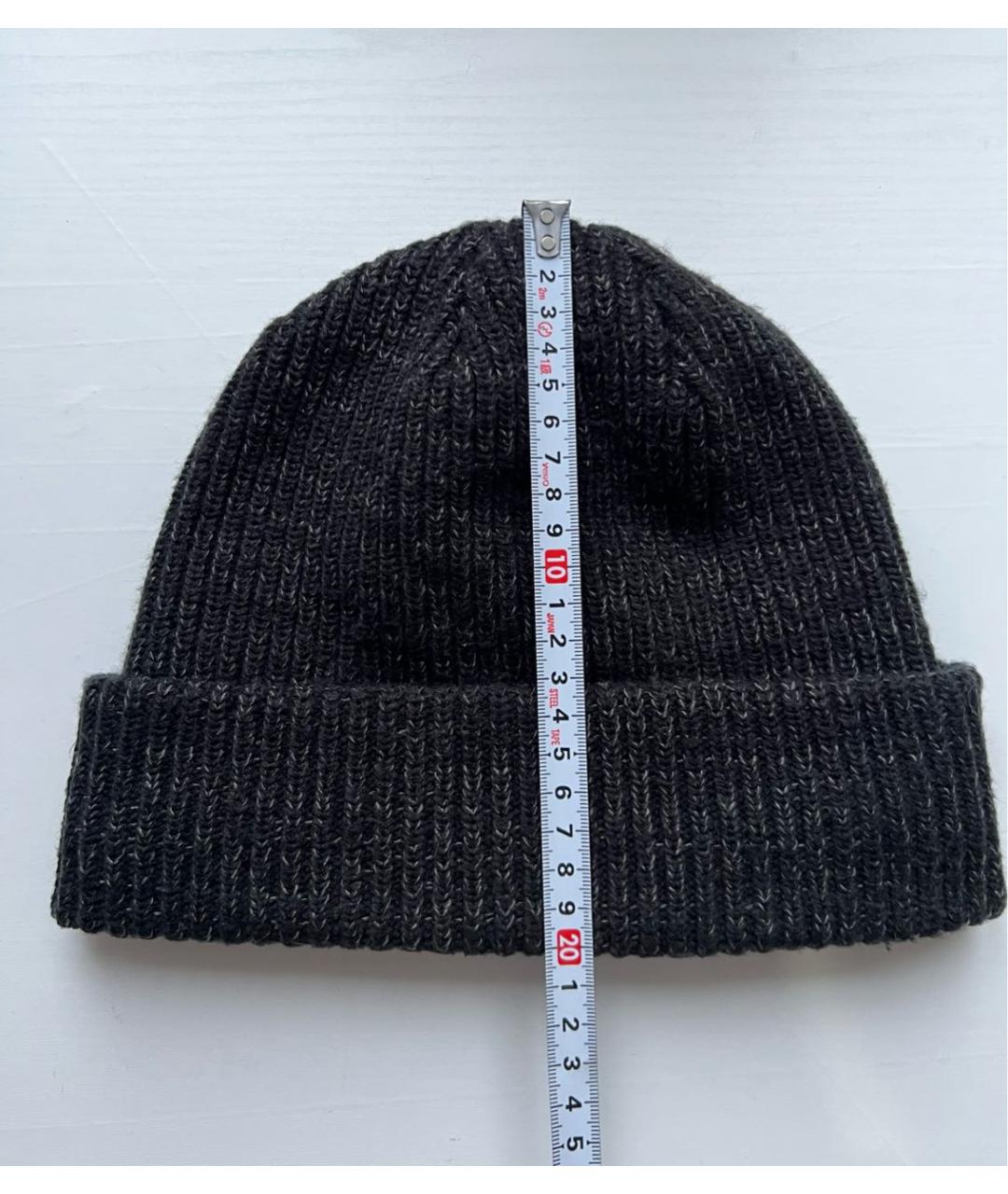 THE NORTH FACE Антрацитовая шерстяная шапка, фото 6