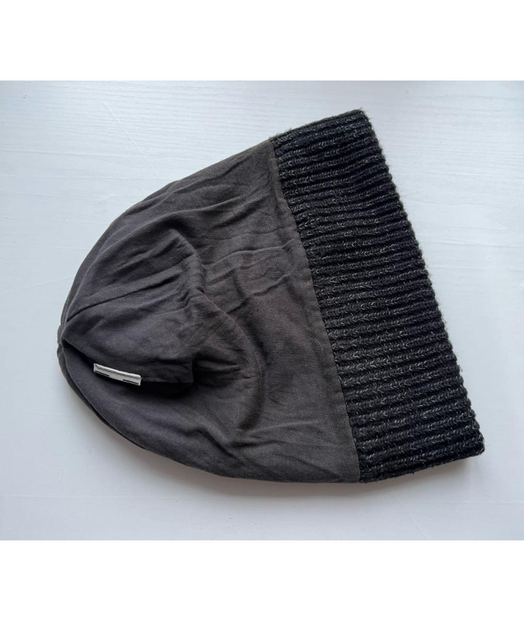 THE NORTH FACE Антрацитовая шерстяная шапка, фото 4