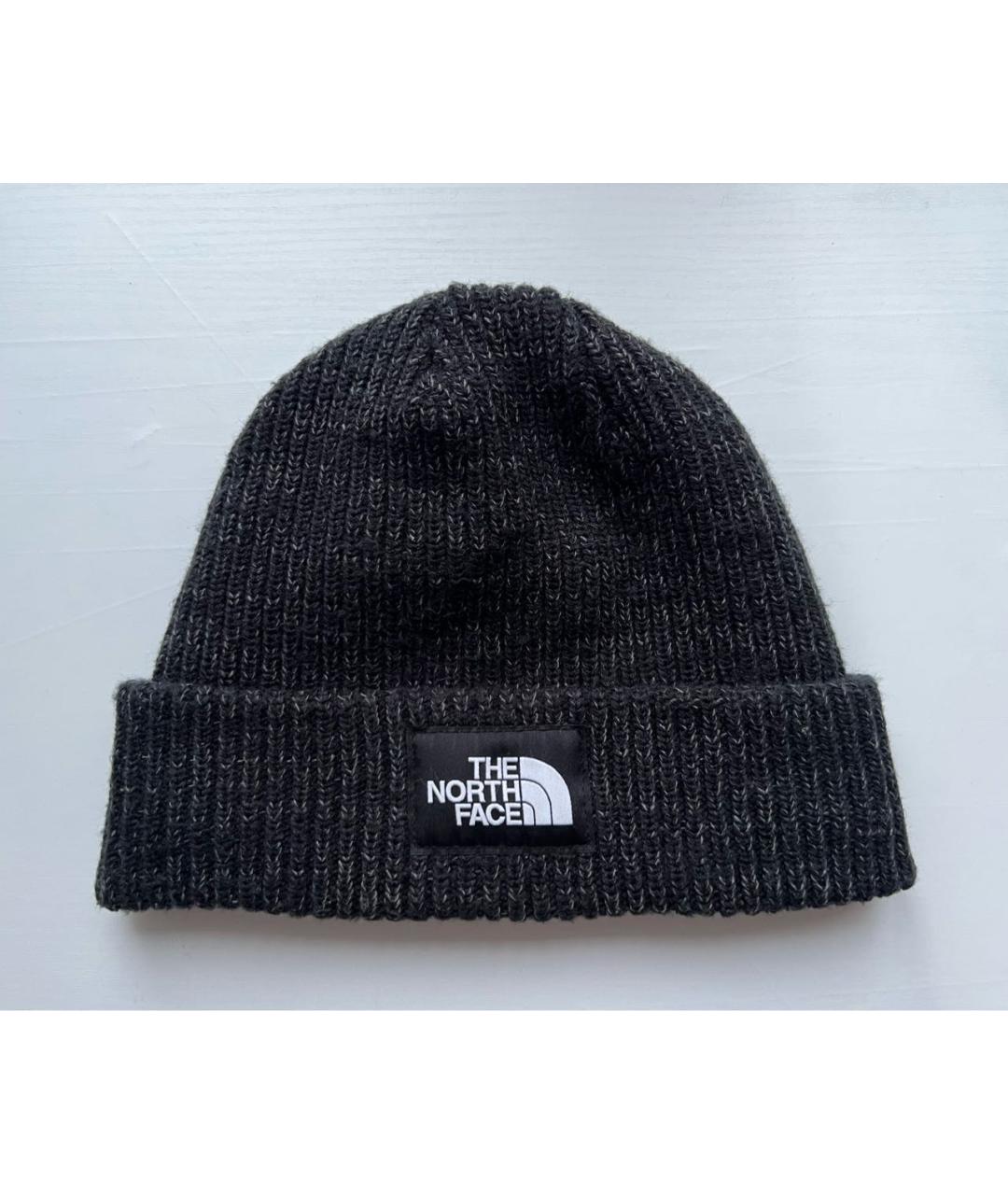 THE NORTH FACE Антрацитовая шерстяная шапка, фото 8