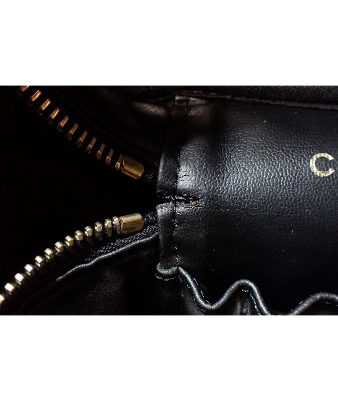CHANEL Черная кожаная косметичка, фото 7