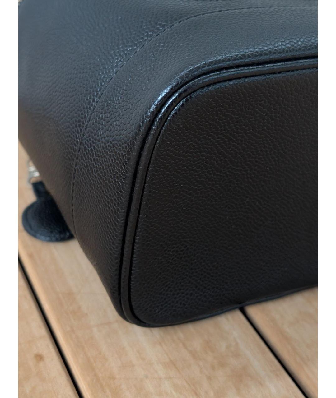 CHANEL Черная кожаная косметичка, фото 9