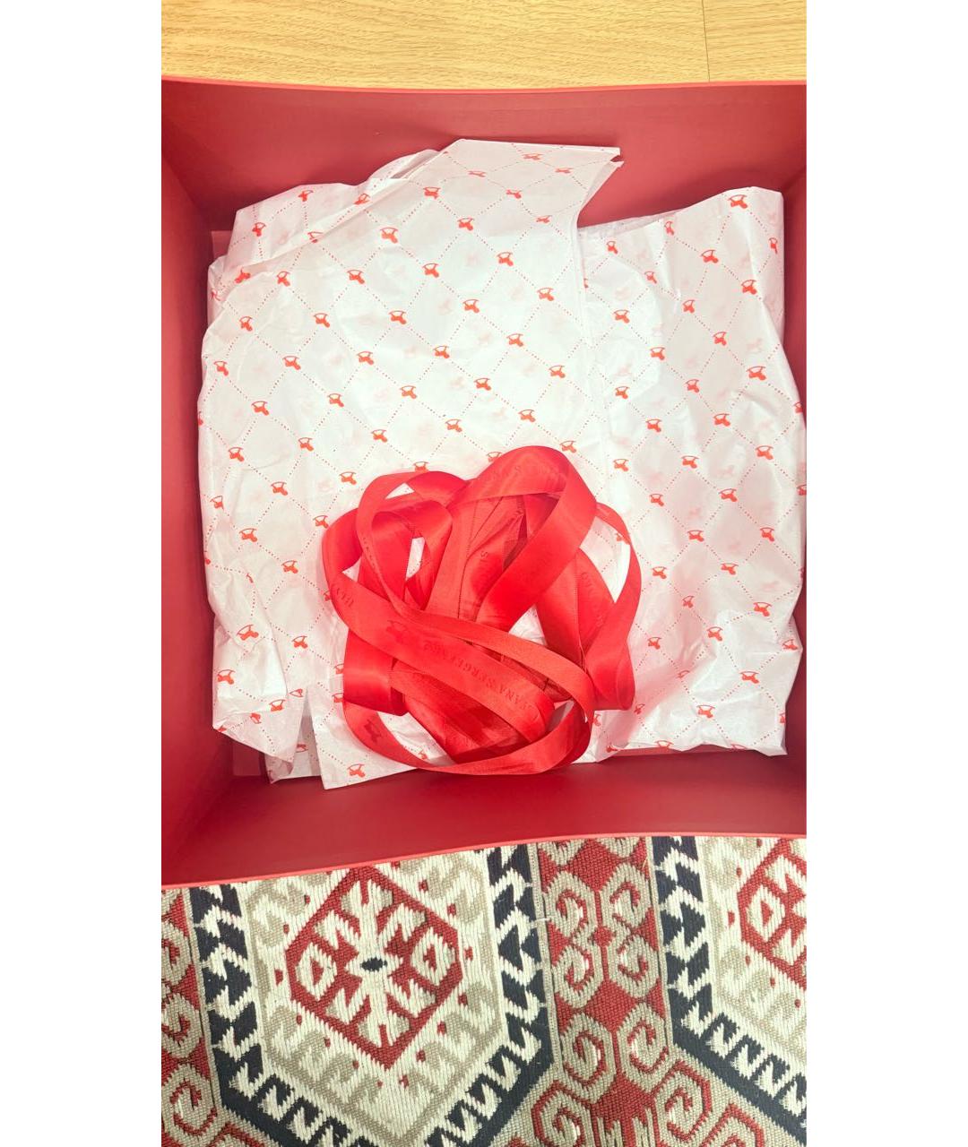 ULYANA SERGEENKO Бежевая кожаная сумка с короткими ручками, фото 5