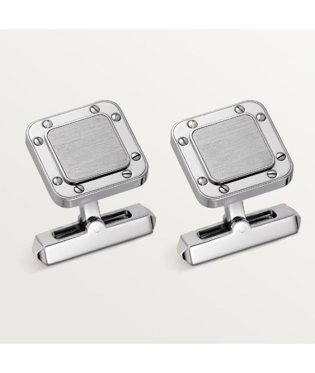 CARTIER Серебряные серебряные запонки, фото 5