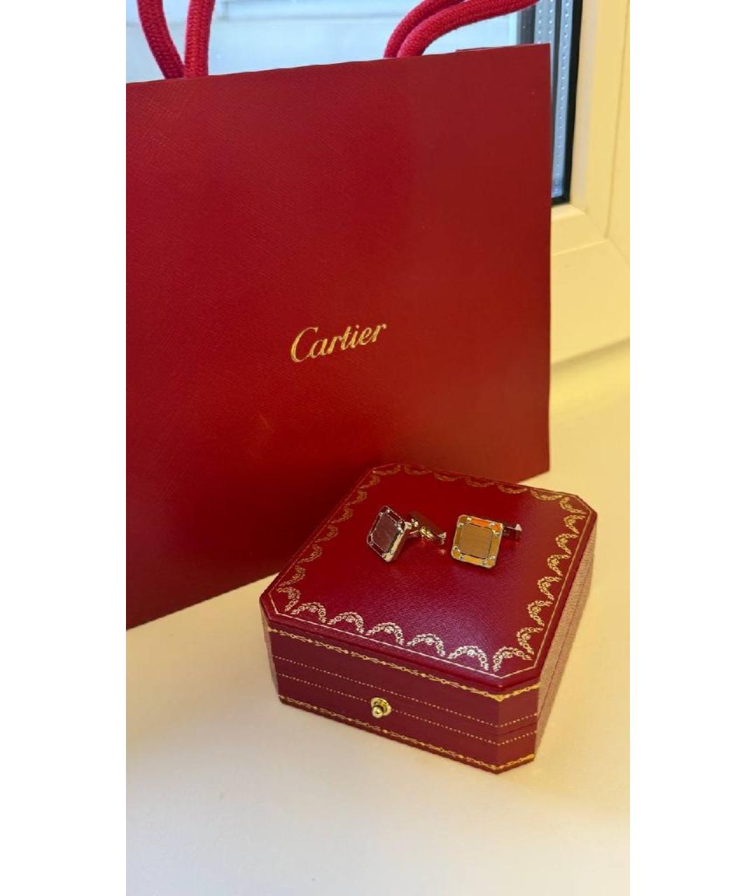 CARTIER Серебряные серебряные запонки, фото 3