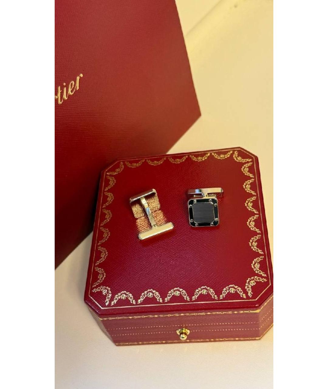 CARTIER Серебряные серебряные запонки, фото 4