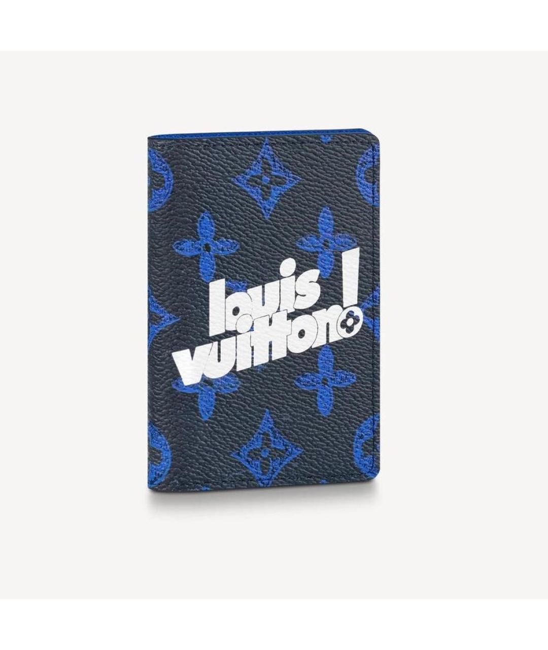 LOUIS VUITTON Темно-синий кардхолдер, фото 6