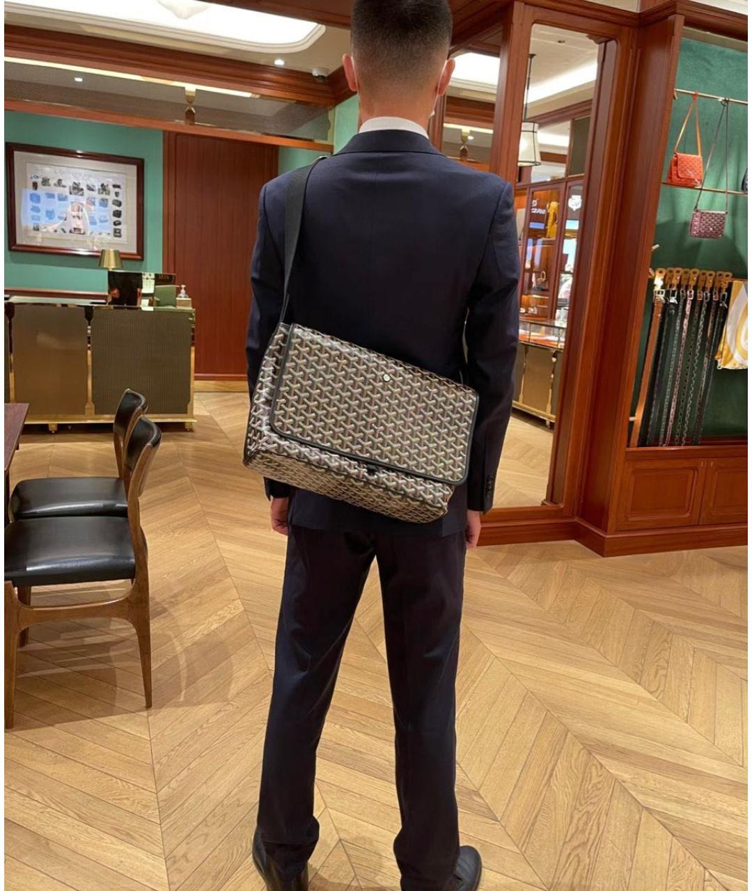 GOYARD Темно-синяя сумка на плечо, фото 6