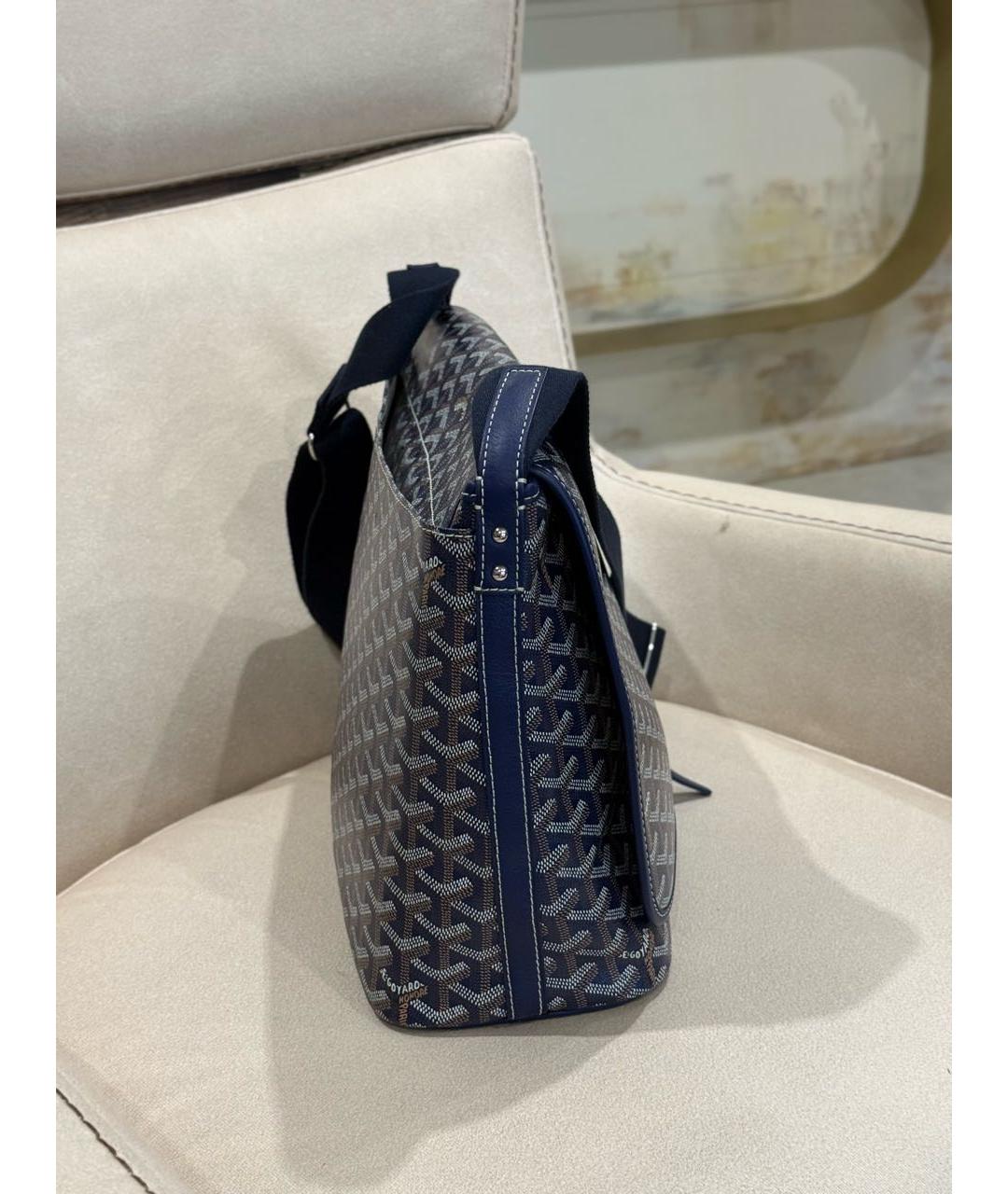 GOYARD Темно-синяя сумка на плечо, фото 4