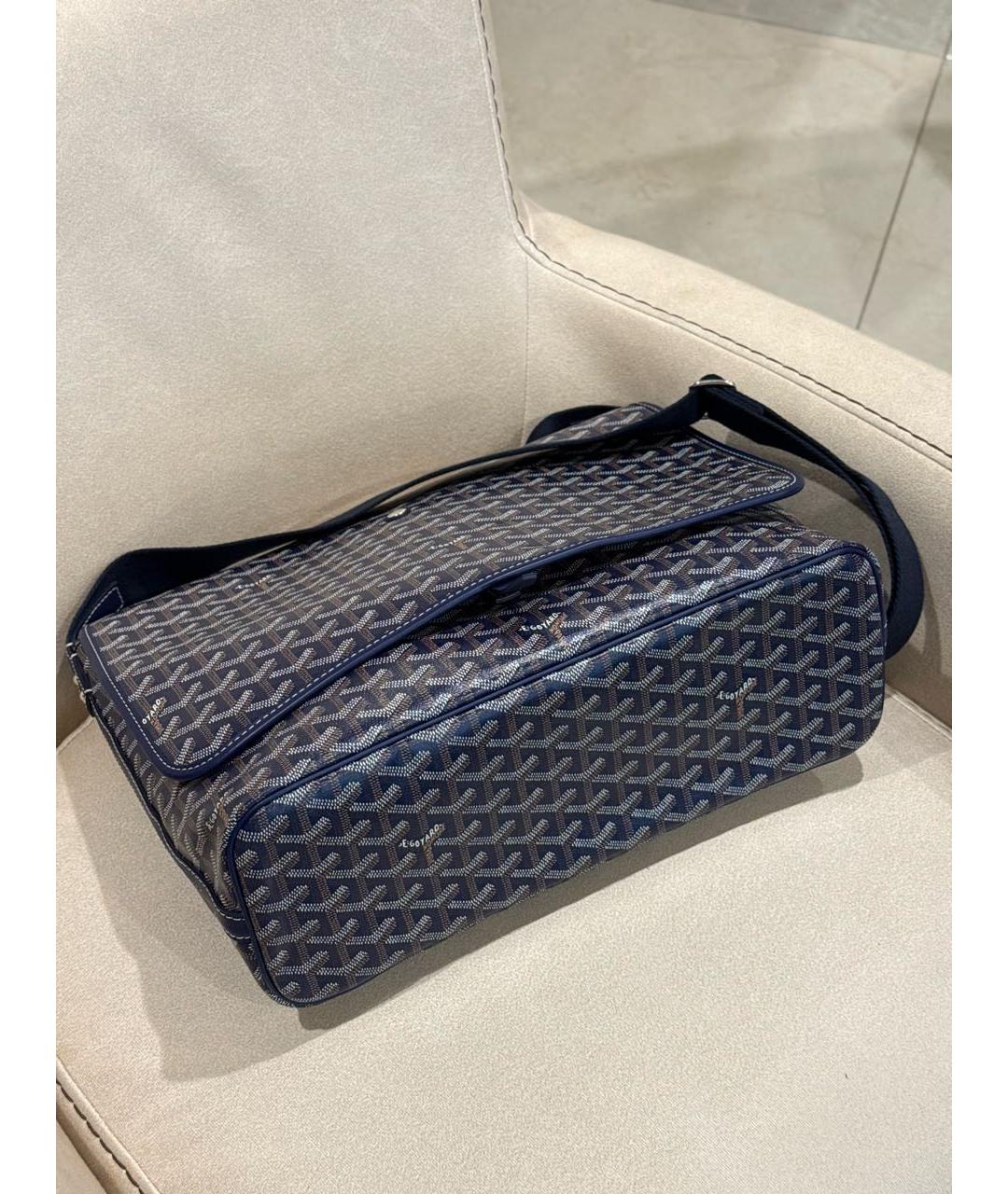 GOYARD Темно-синяя сумка на плечо, фото 5