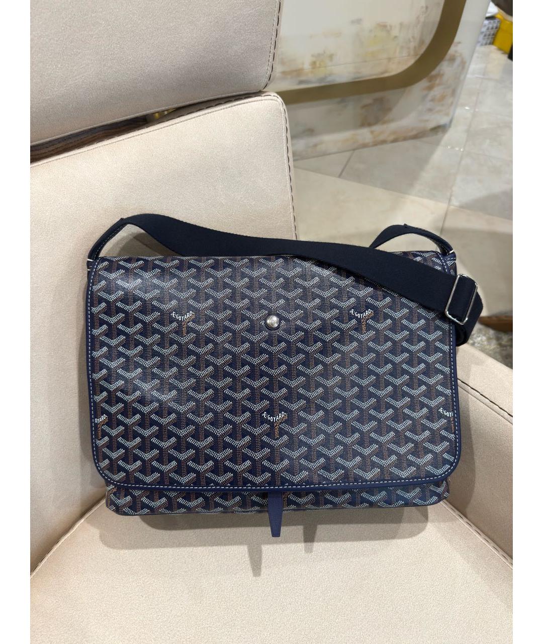 GOYARD Темно-синяя сумка на плечо, фото 8