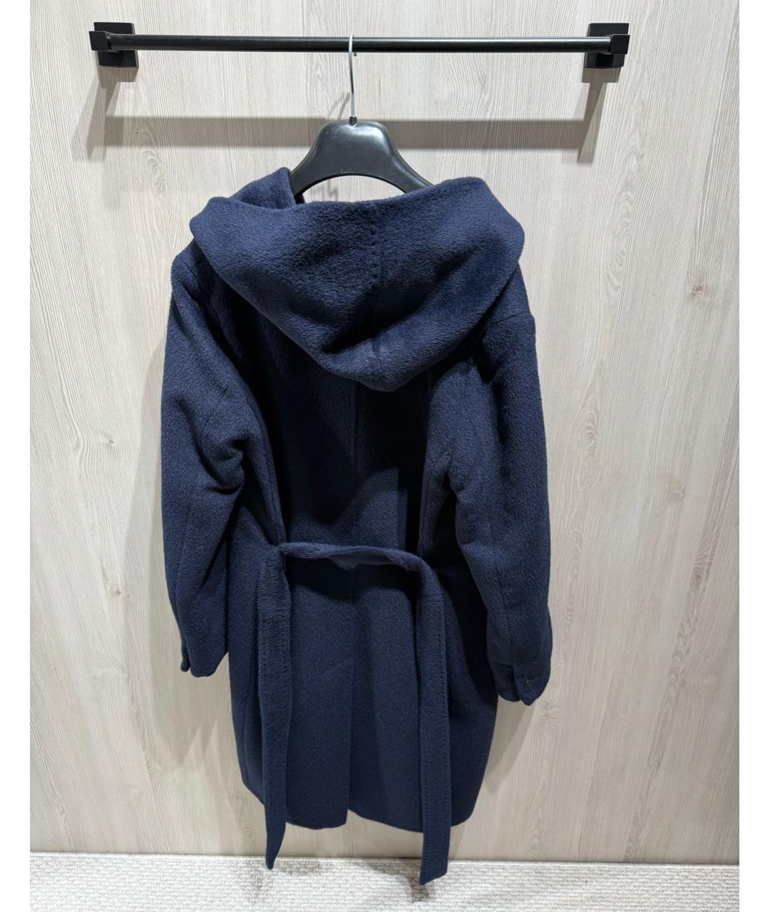 MAX MARA Темно-синее пальто, фото 2