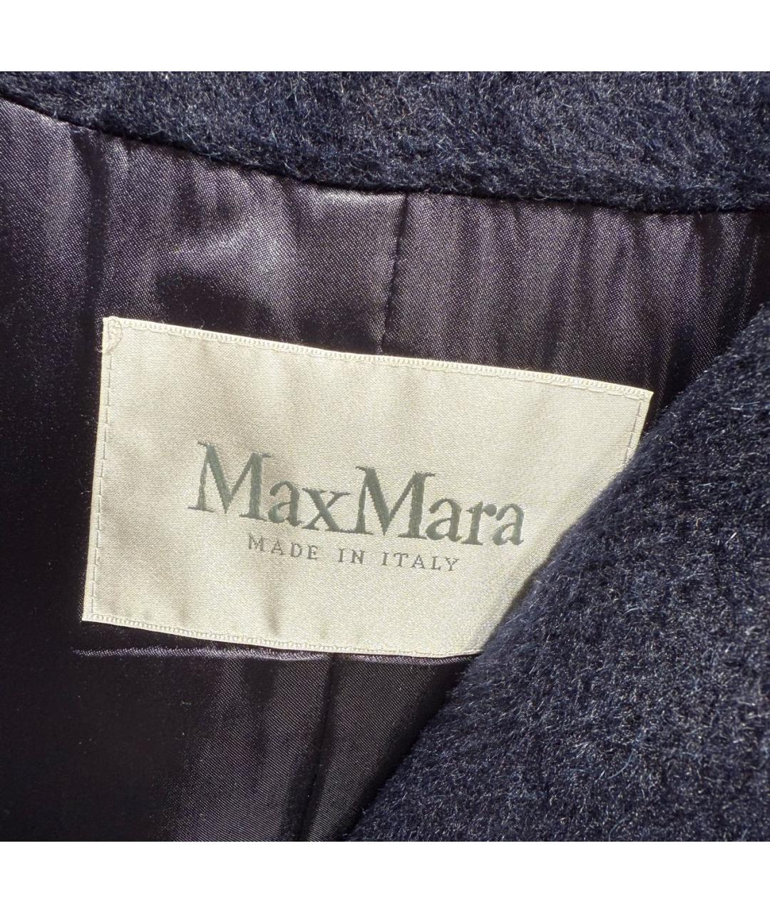 MAX MARA Темно-синее пальто, фото 3