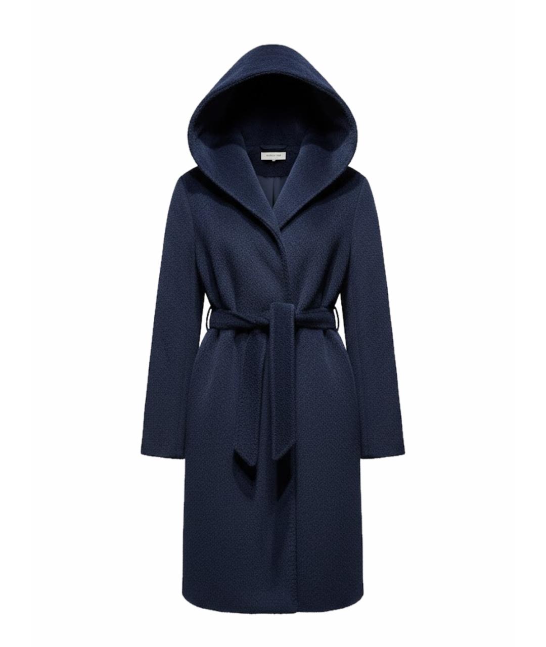 MAX MARA Темно-синее пальто, фото 5