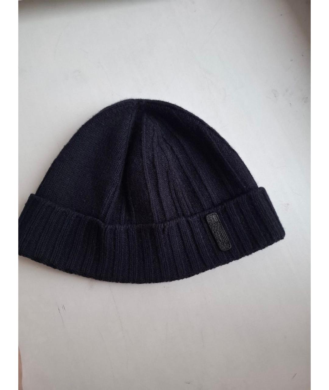 GUCCI Синяя кашемировая шапка, фото 5