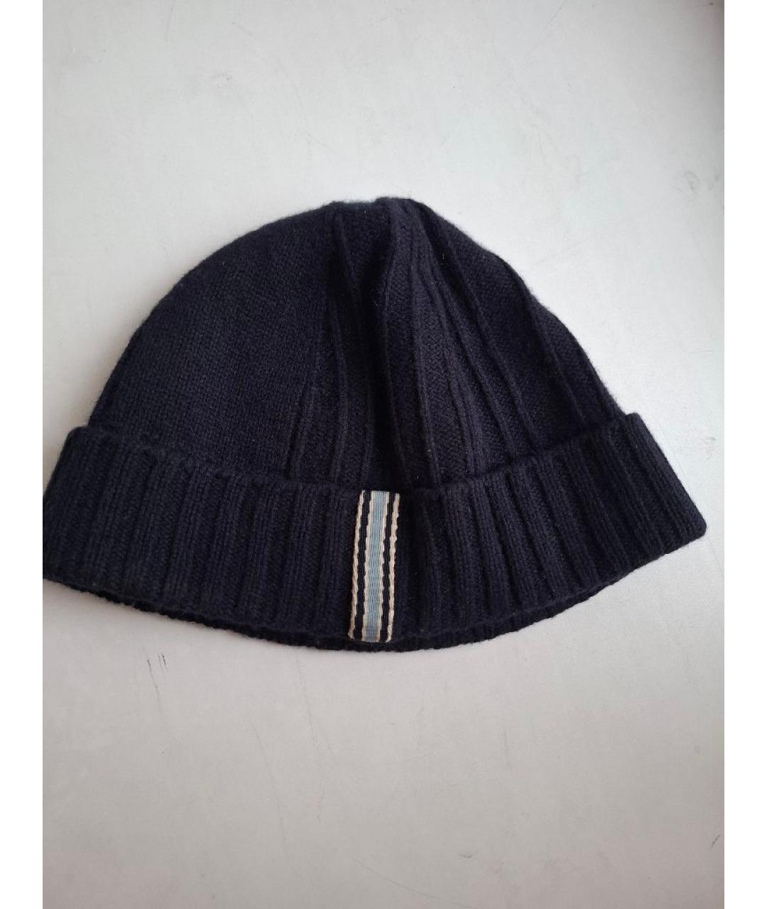 GUCCI Синяя кашемировая шапка, фото 2