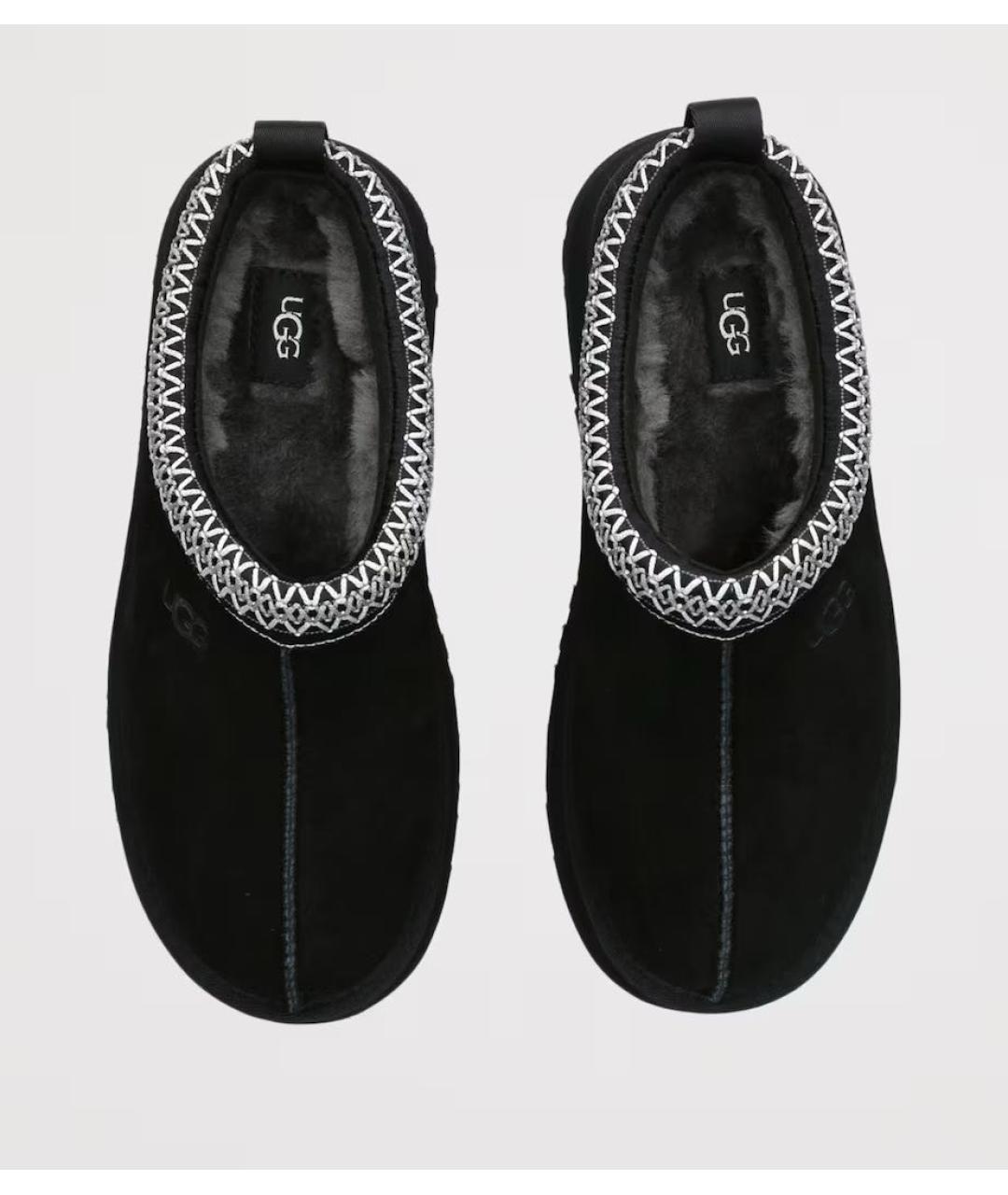 UGG AUSTRALIA Черные замшевые сабо, фото 7