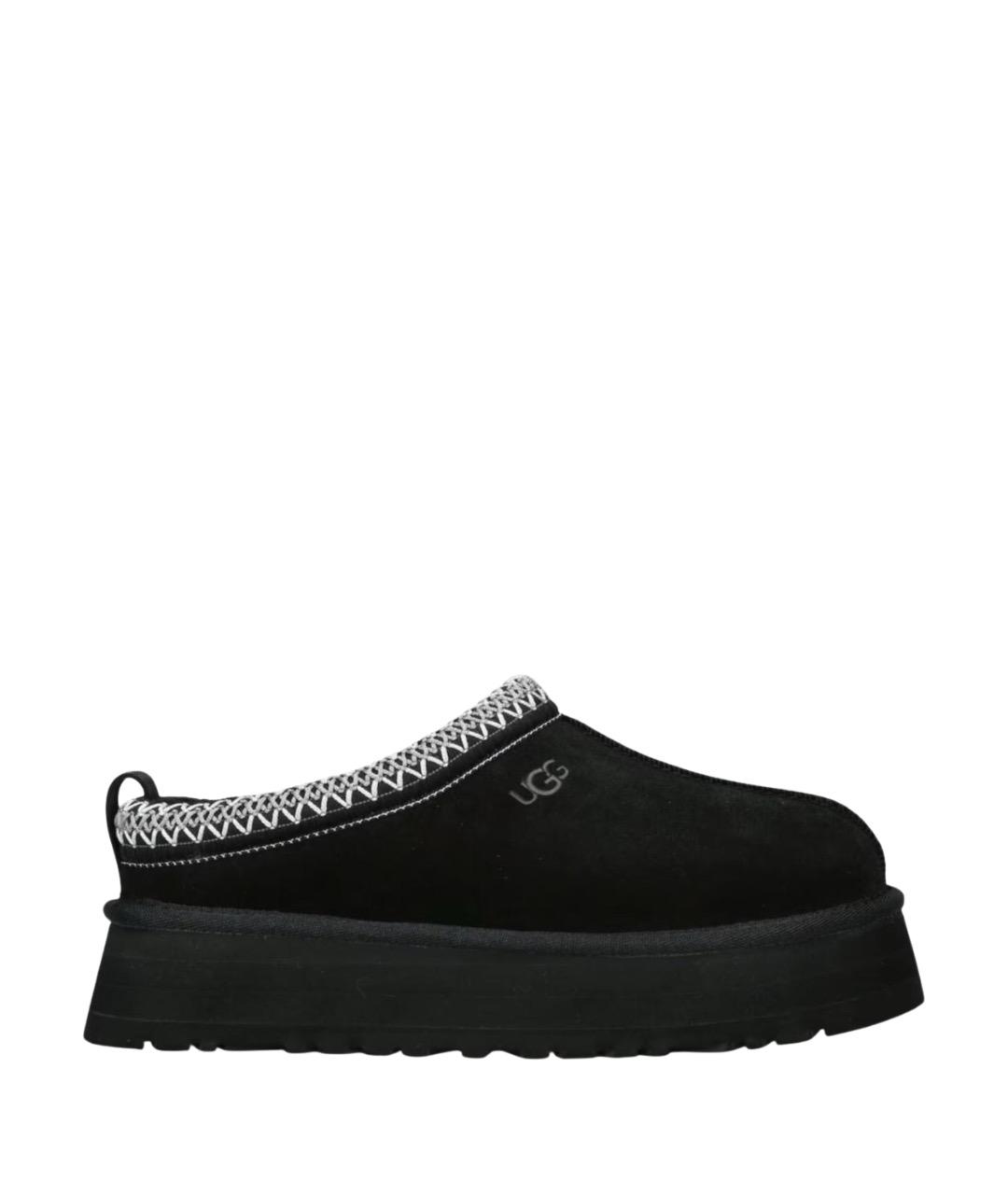 UGG AUSTRALIA Черные замшевые сабо, фото 1